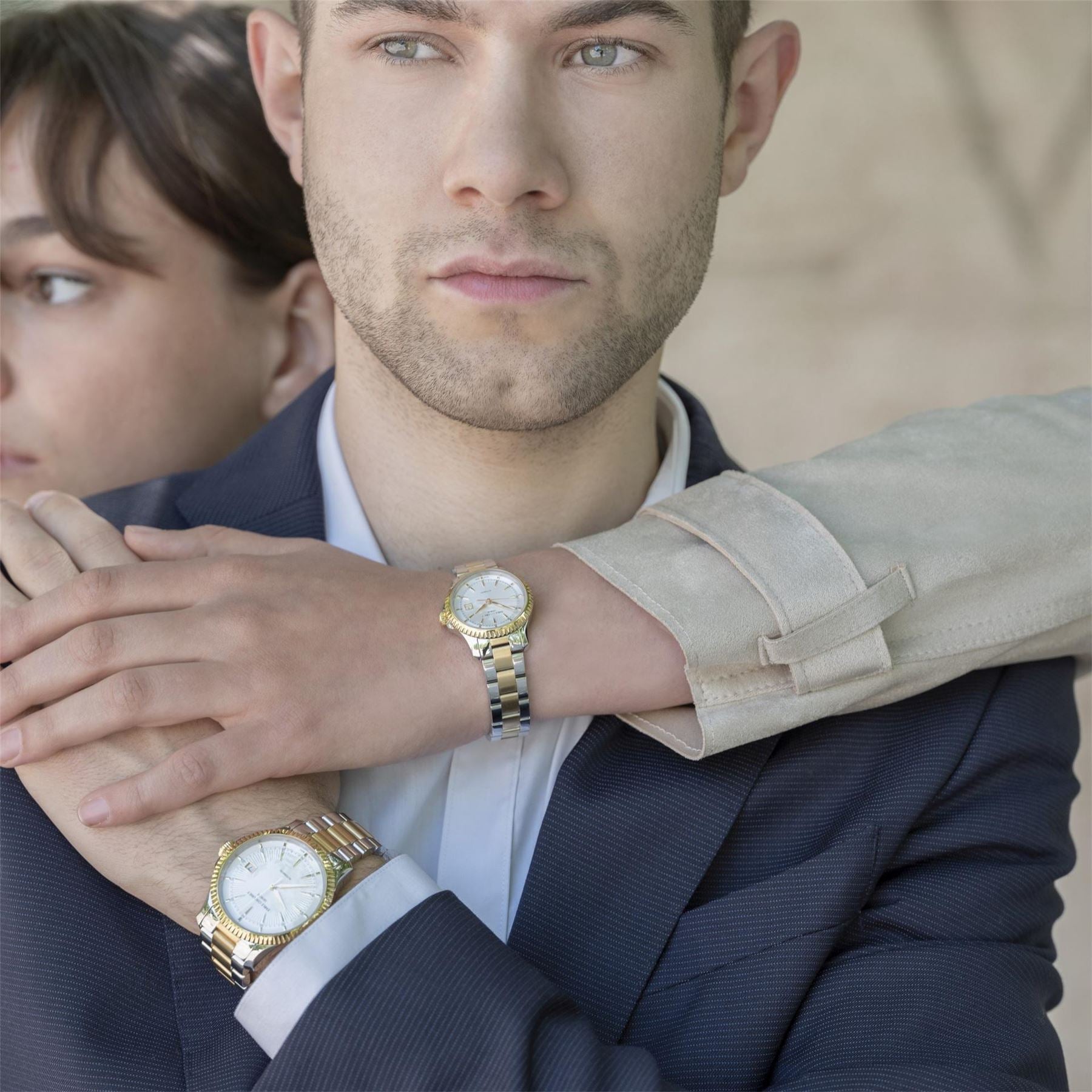 Emile Chouriet Stainless Steel Luxury Analogue Watch