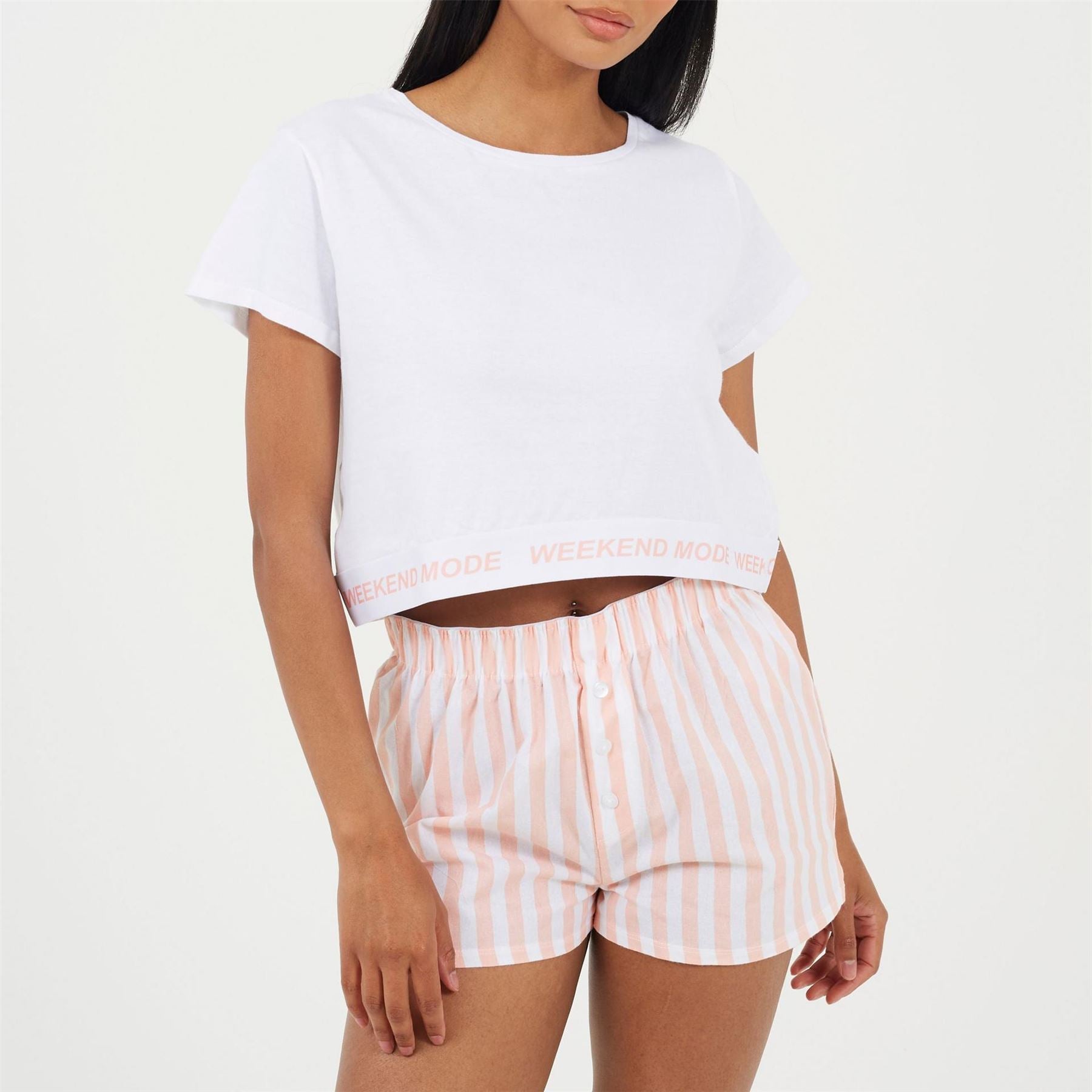 Brave Soul Womens Weekend Mode Short Pyjama Set