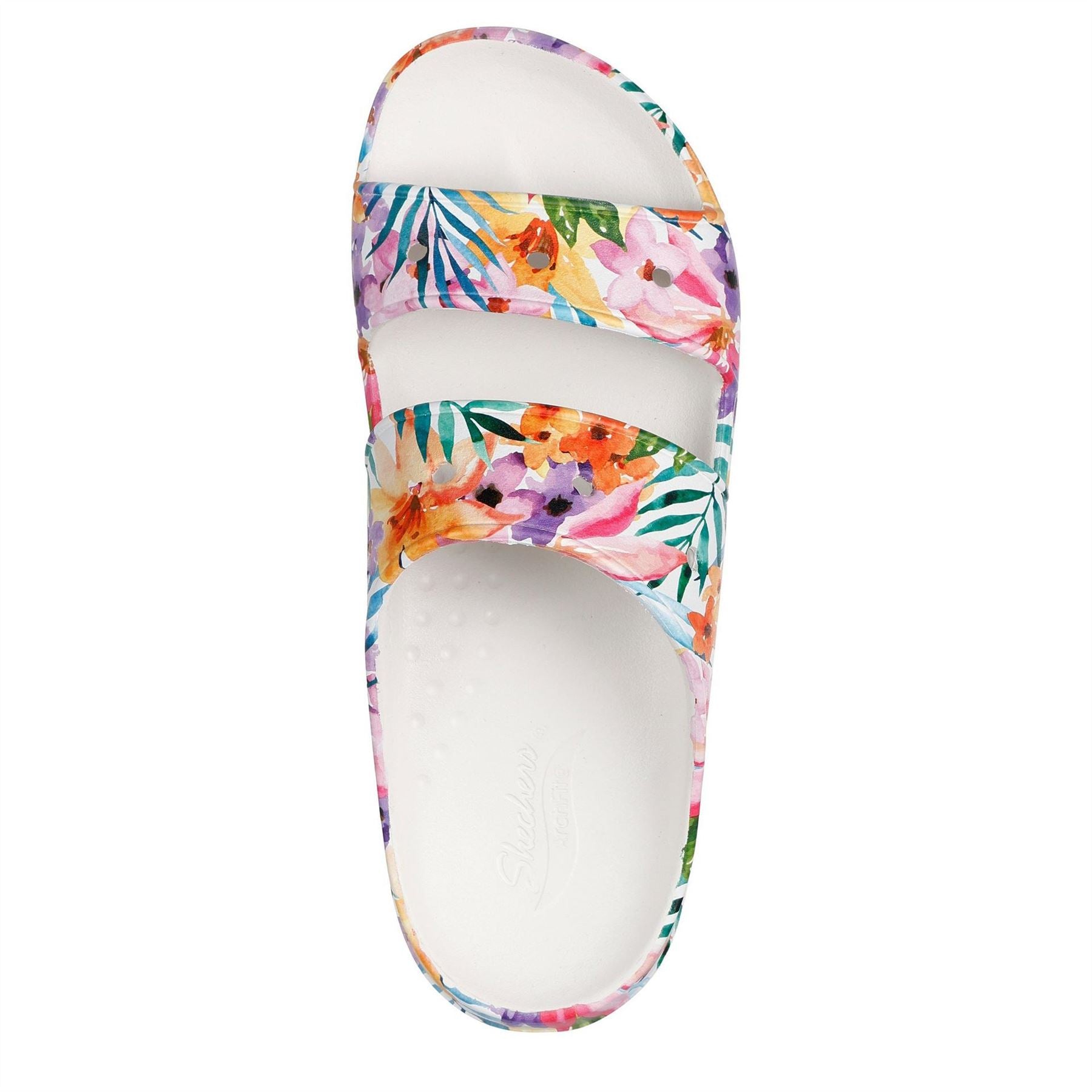 Skechers Archfitwave Closed Toe Leaf Print Shuv Sandals