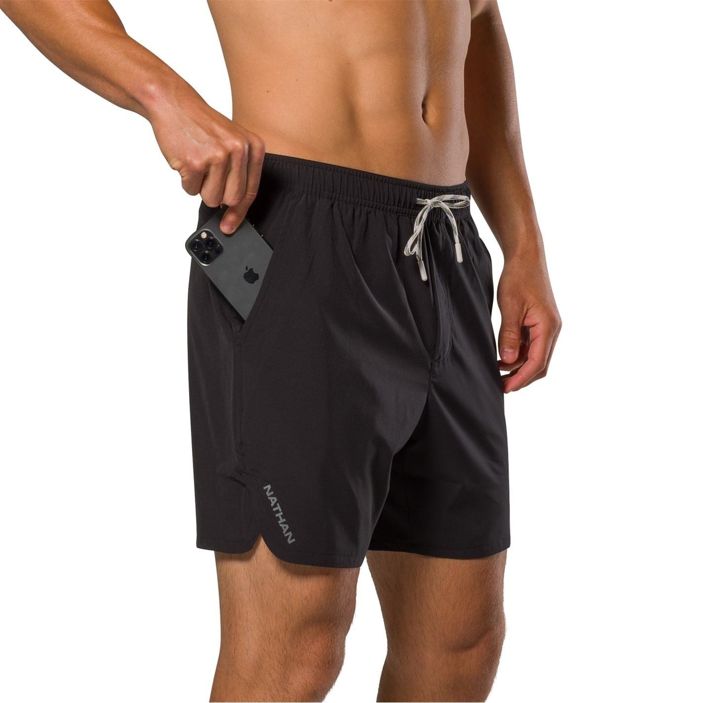 Nathan Essential Bermuda Shorts with Curved Hem