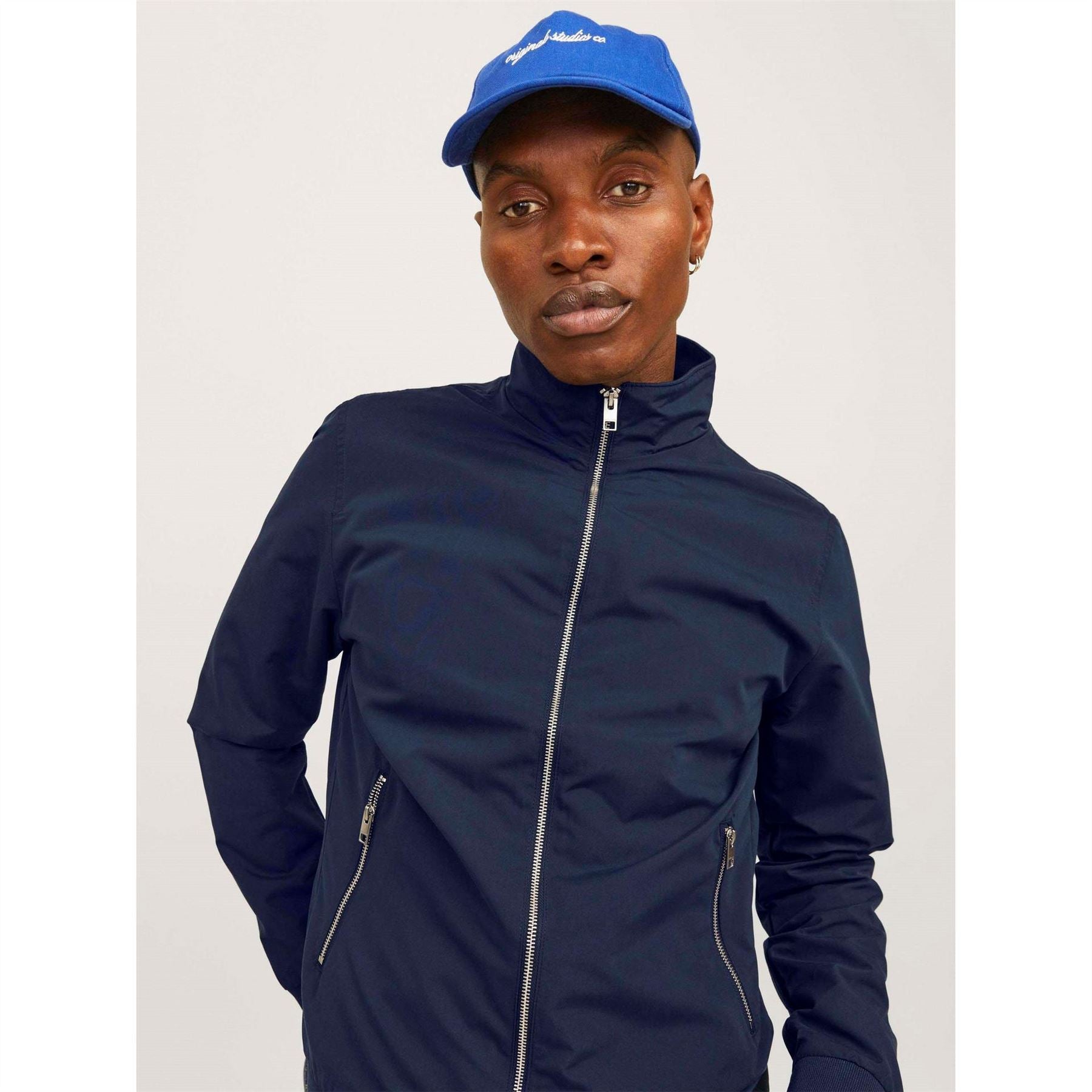 Jack and Jones Mens Rush Harrington Bomber Jacket