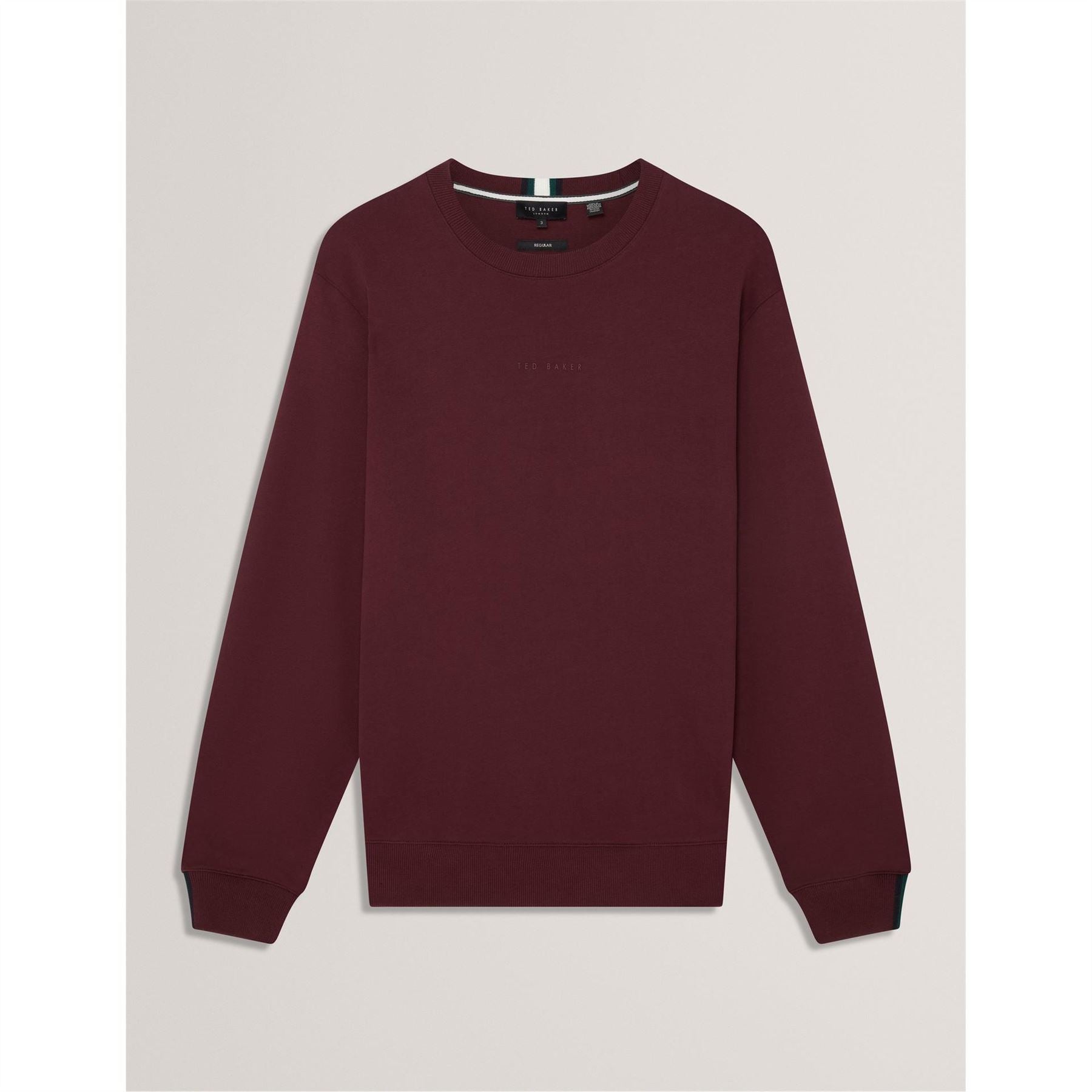 Ted Baker Long Sleeve Crew Neck Jersey Athletic Top
