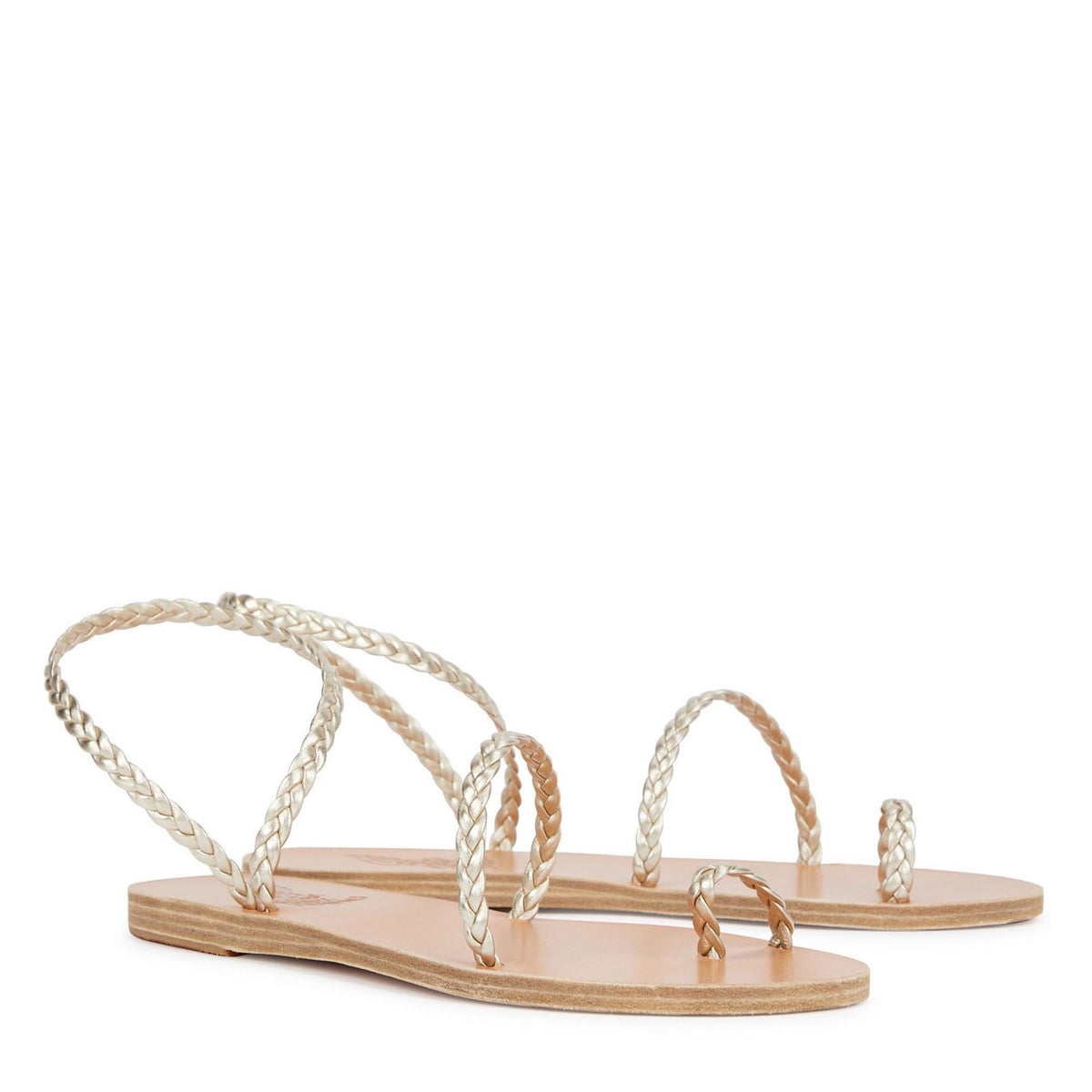 Ancient Greek Sandals Braid Flat Sandal