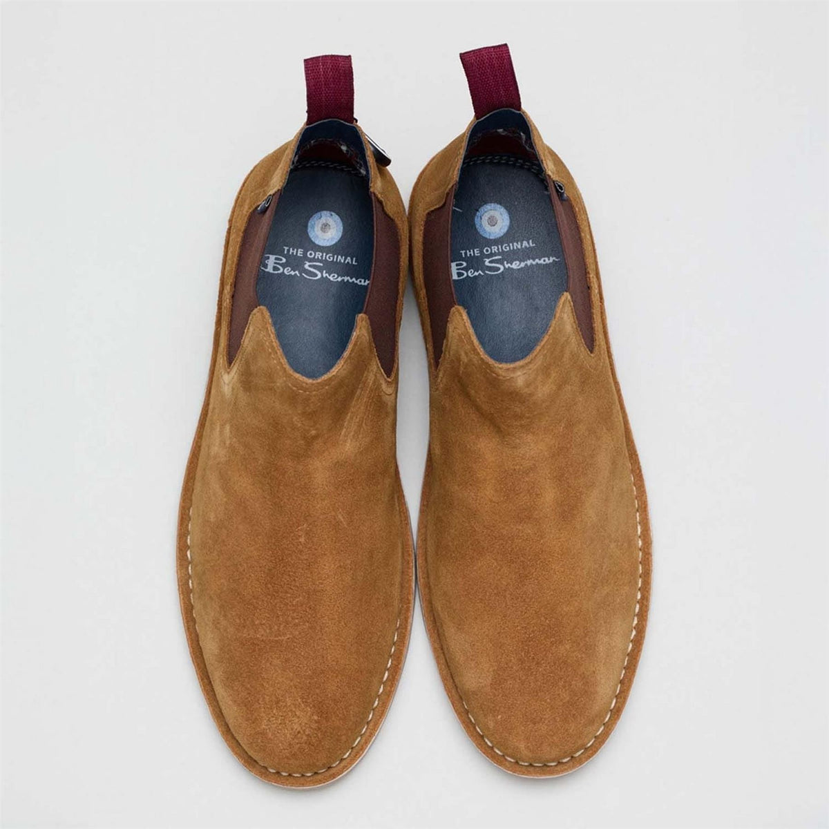 Ben Sherman Garcia Suede Flat Ankle Boots