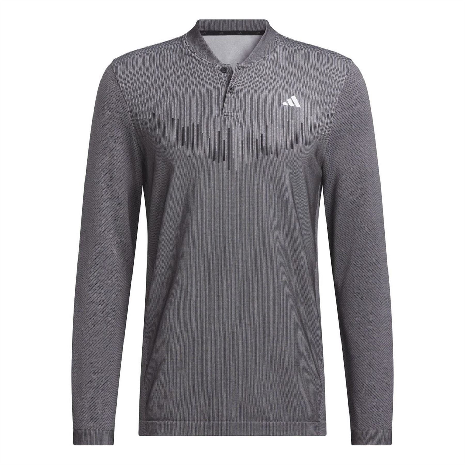 adidas Tour Primeknit Long Sleeve Polo Shirt