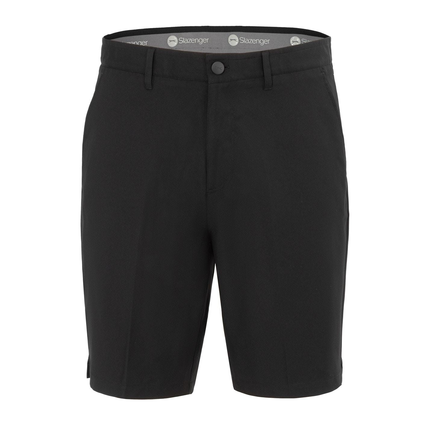 Slazenger Mens Performance Golf Shorts Black Size Options
