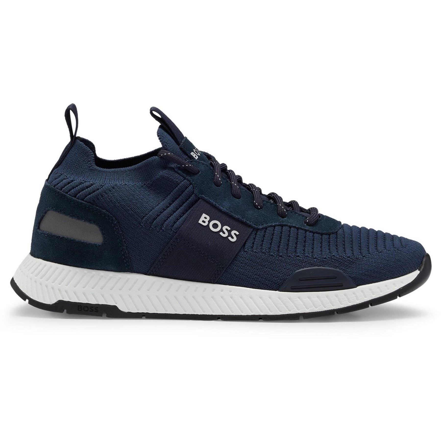 Boss Titanium Knit Trainers, Comfortable Design