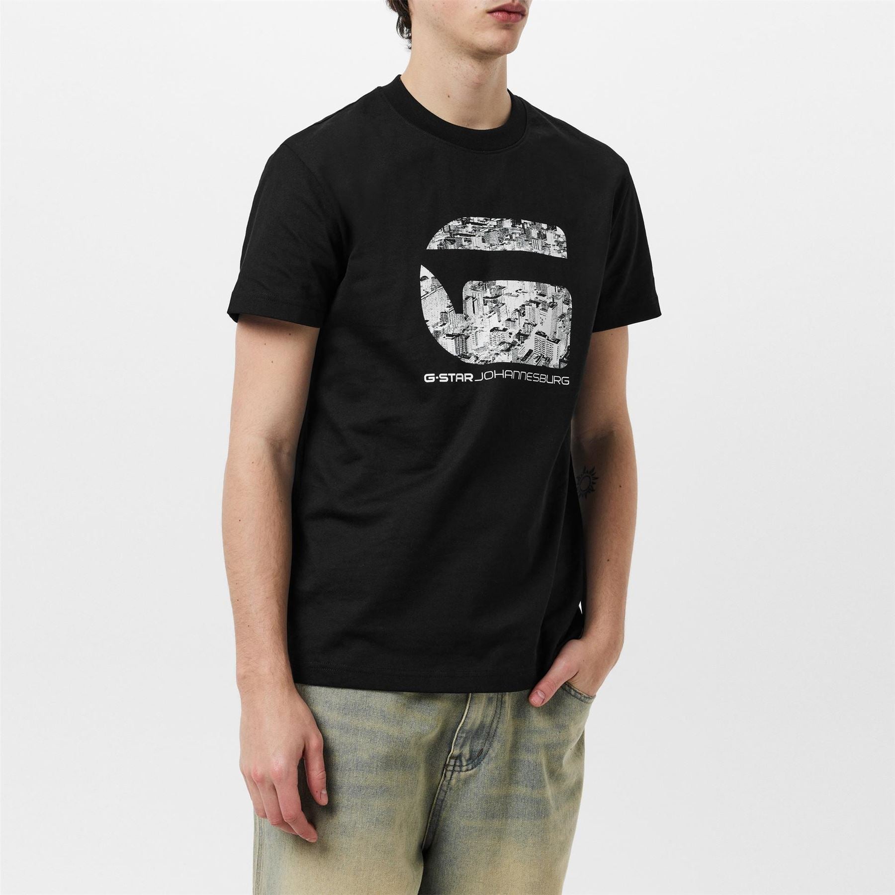 G Star Joburg Lettering Regular Fit T-Shirt