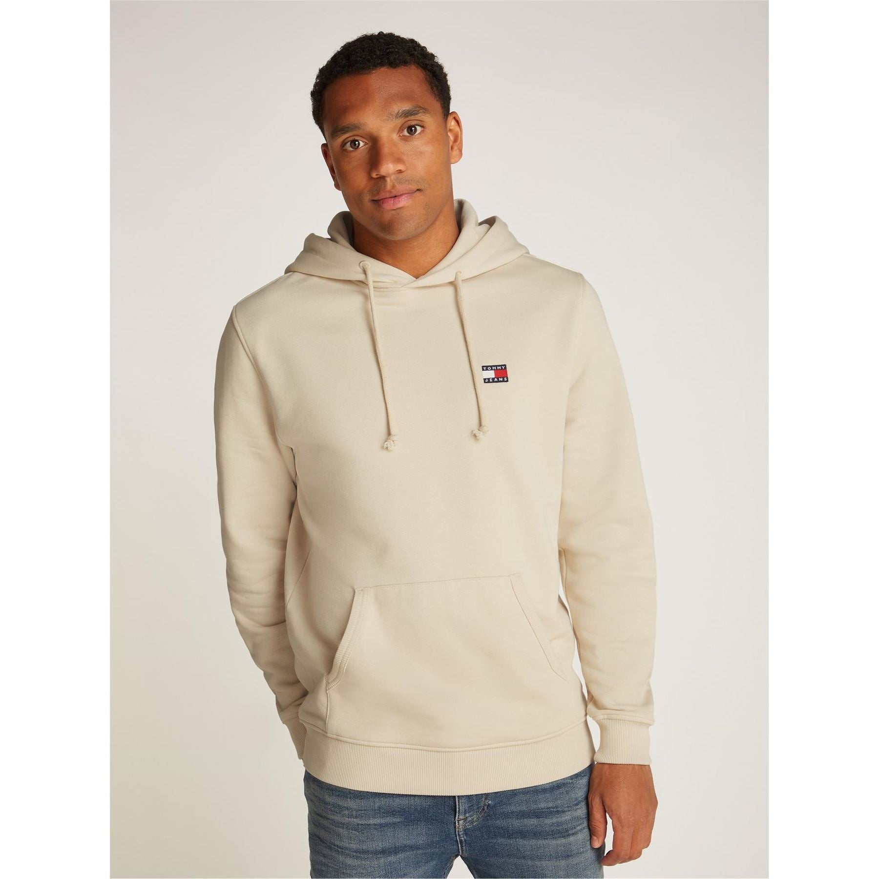 Tommy Jeans Reg Badge Regular Fit Hoodie Sweatshirt