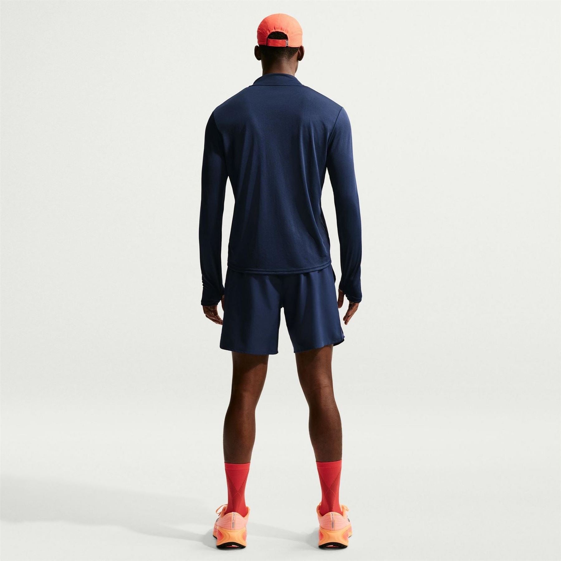 Nike Mens Half Zip Core Long Sleeve Running Top