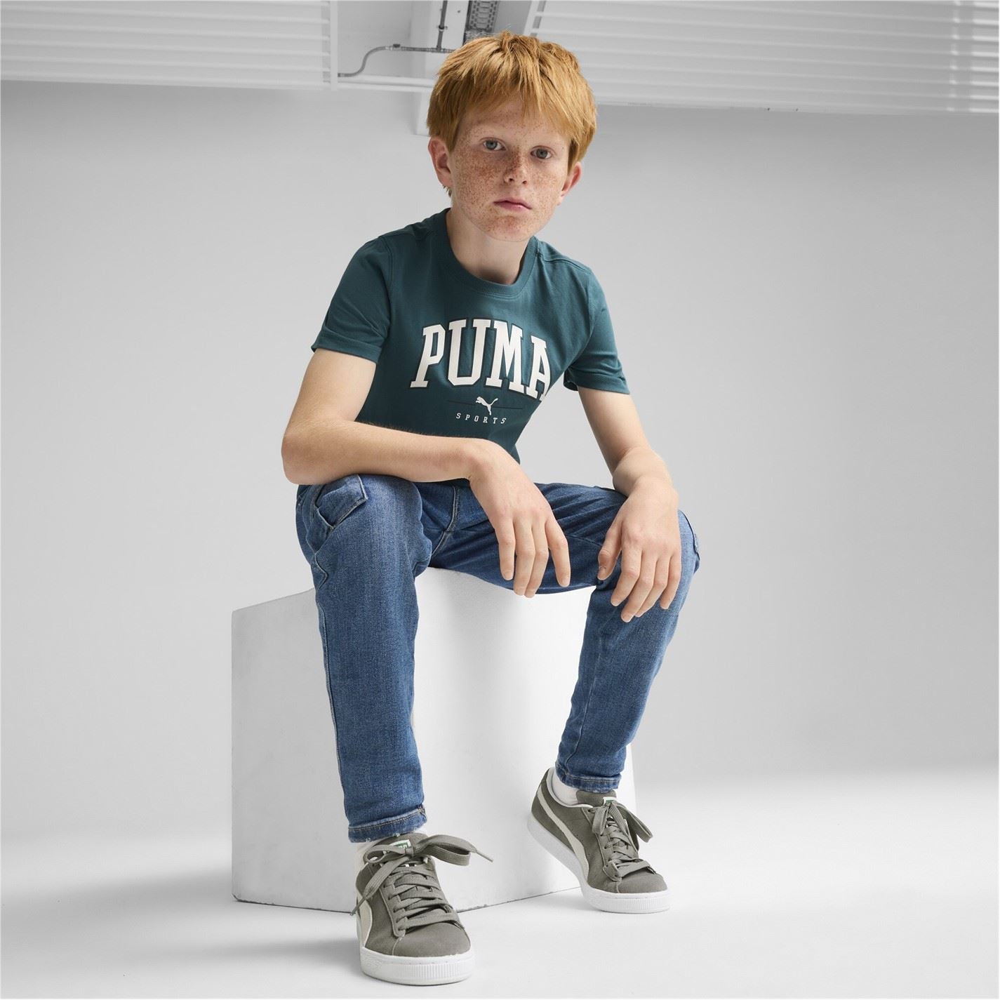 Puma Kids Squad Big Graphic Regular Fit T-Shirt
