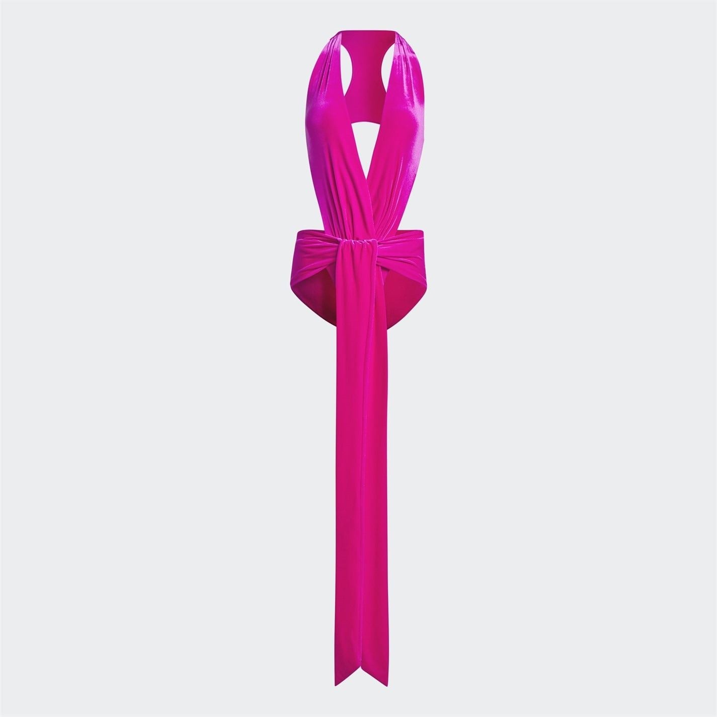 adidas Originals Ivy Park Front Tie One-Piece Swimsuit