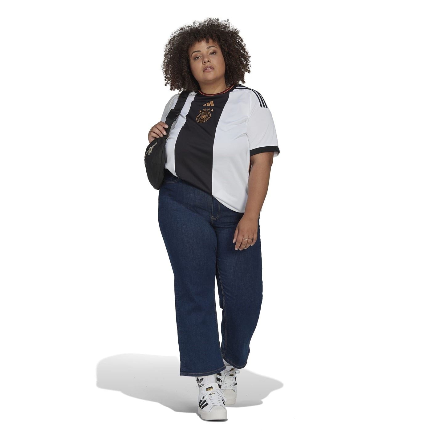 adidas Womens Germany Home Shirt 2022 Plus Size
