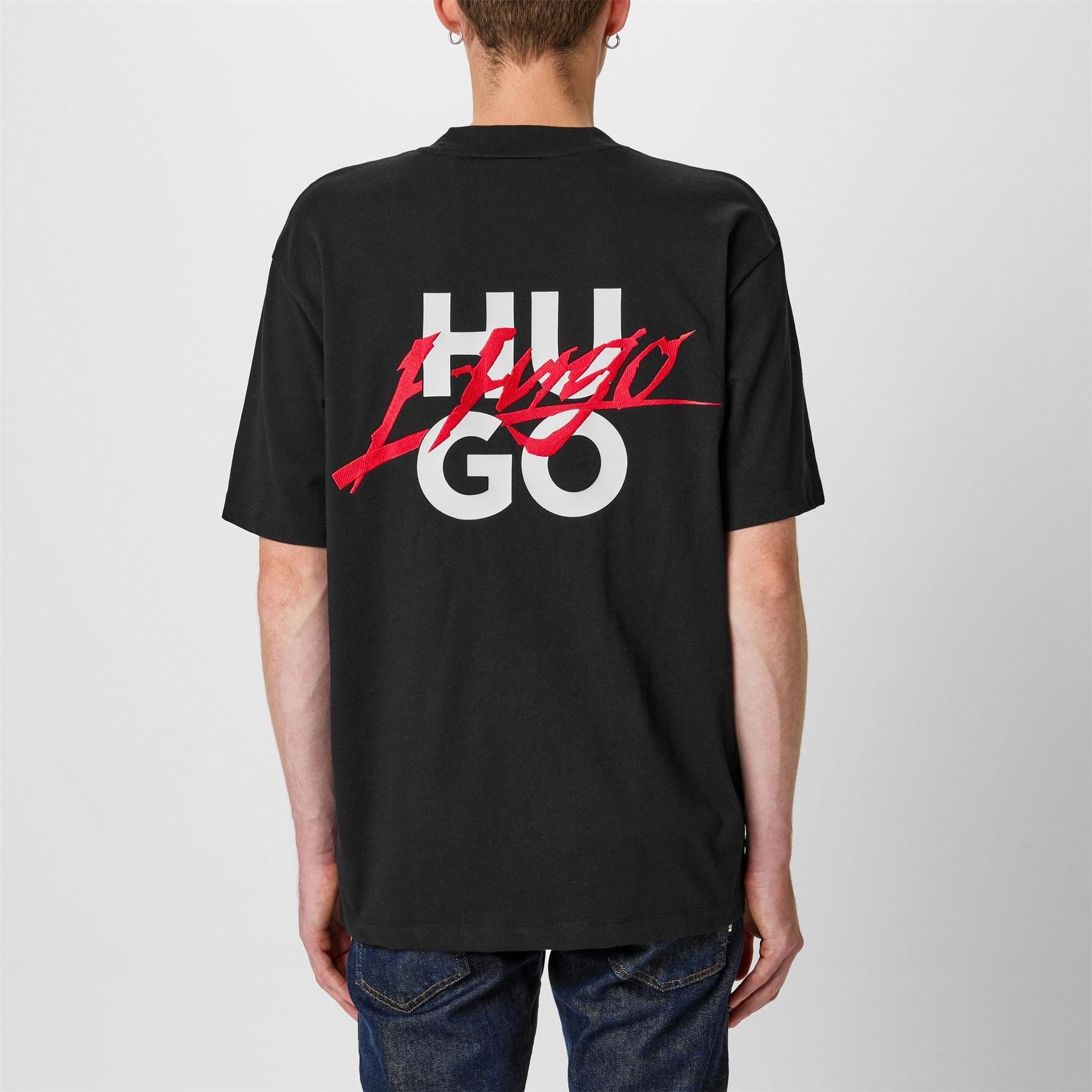 Hugo Print Relaxed Fit T-Shirt