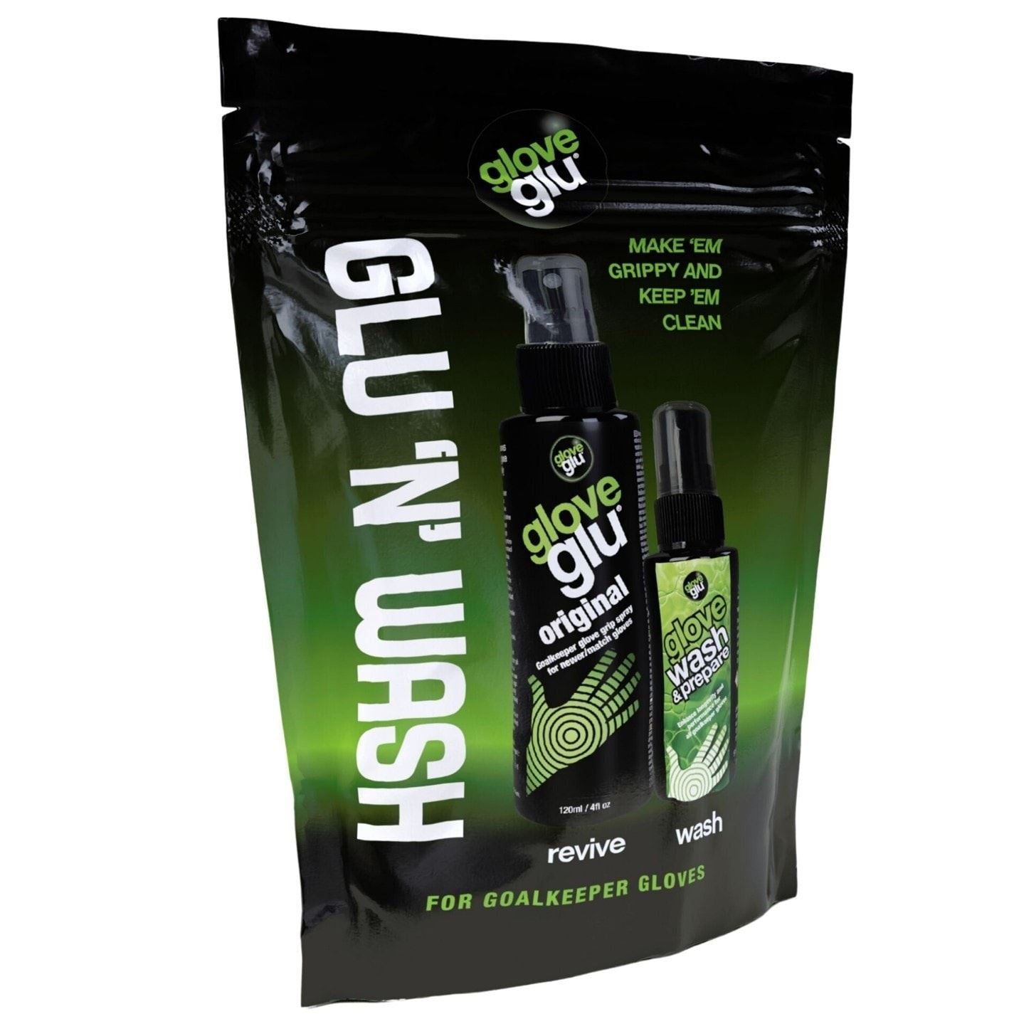 Glove Glu N Wash Goalkeeper Glove Kit