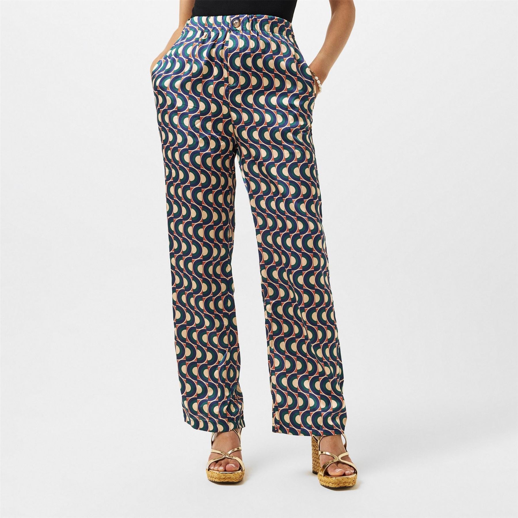 AX Paris Printed Trousers