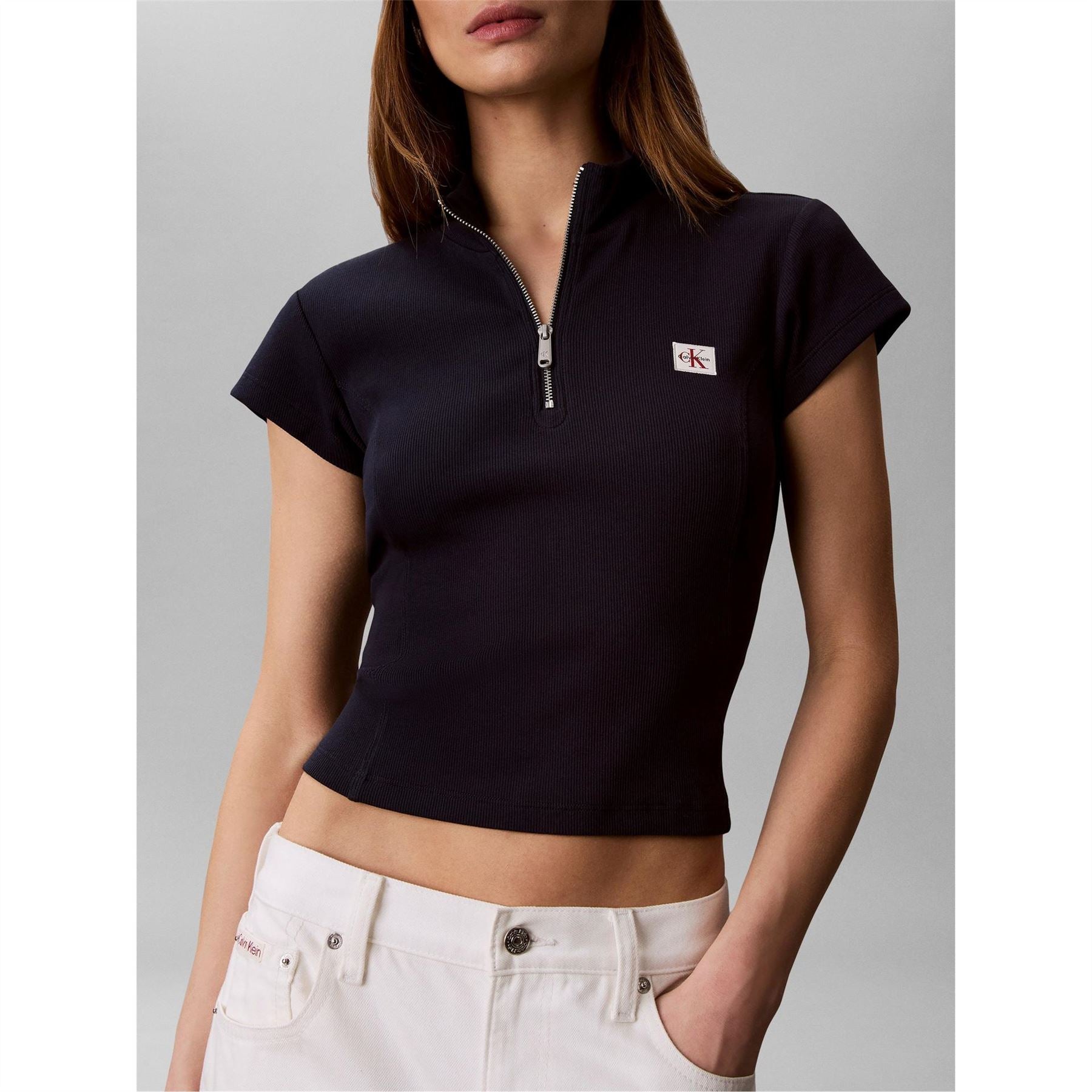 Calvin Klein Jeans Knitted Short Sleeve Polo Shirt