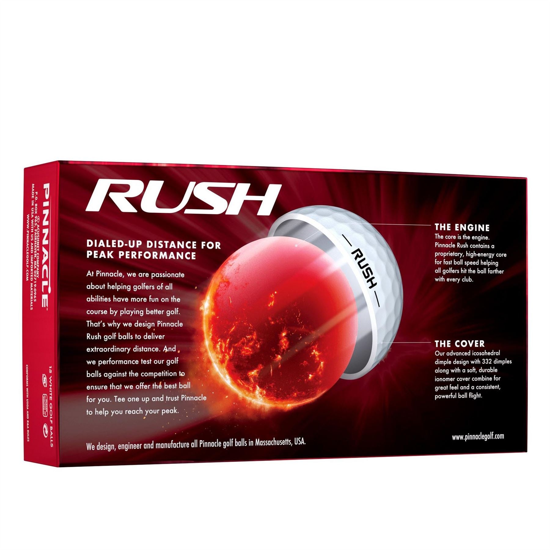Pinnacle Adults Rush 15 Golf Balls