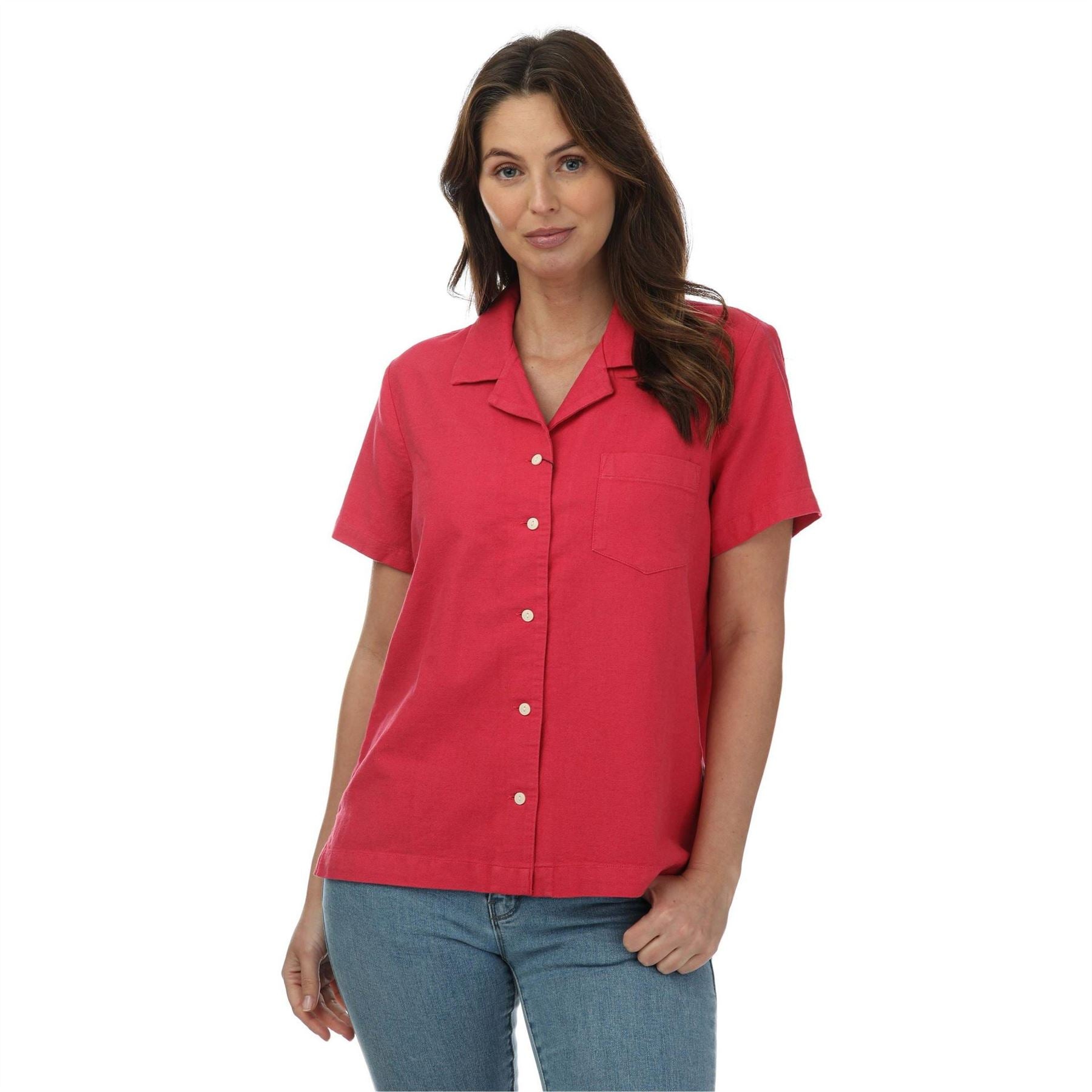 DOCKERS Collared Relaxed Fit Short Sleeve Shirt
