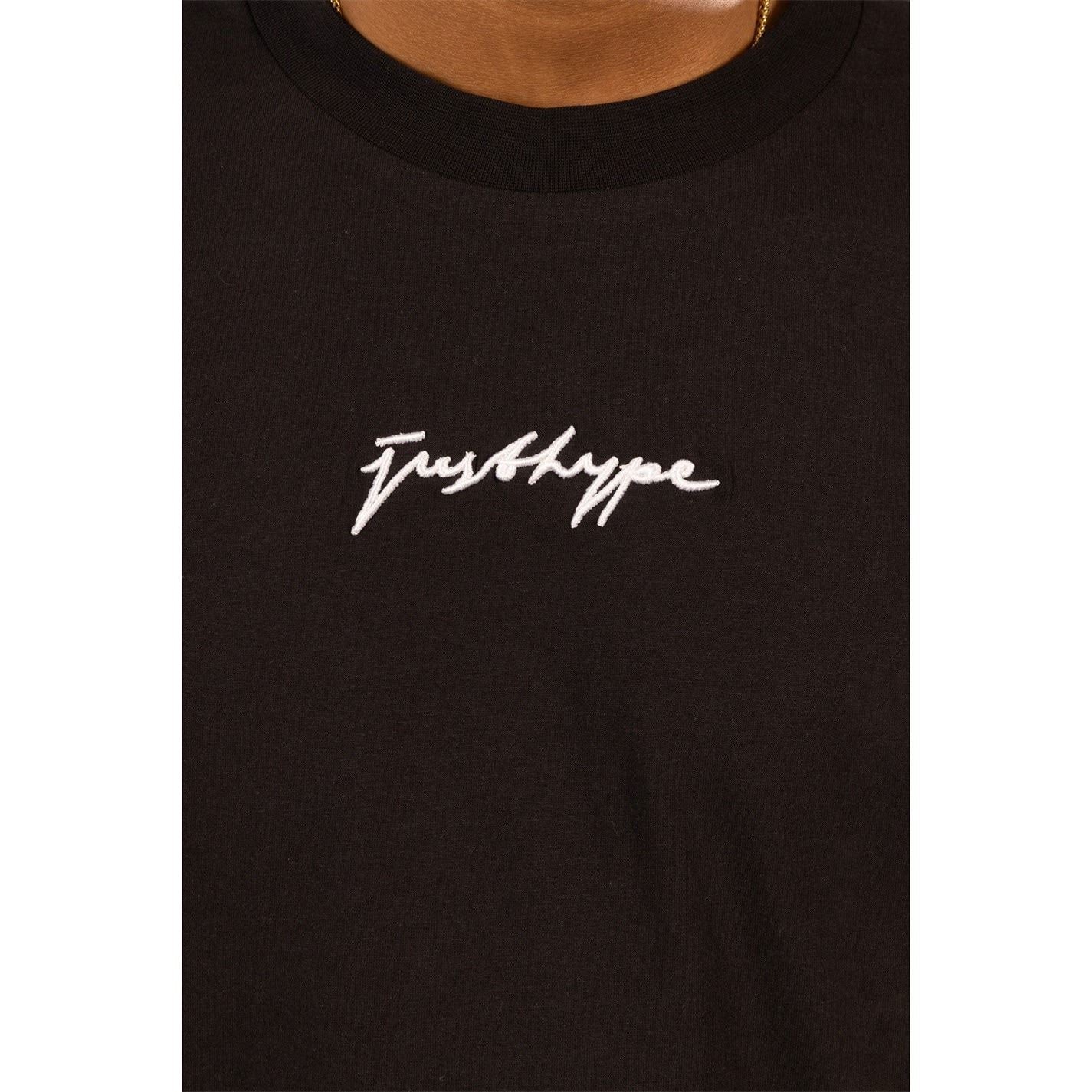 Hype Regular Fit Lettering Crew Neck T-Shirt