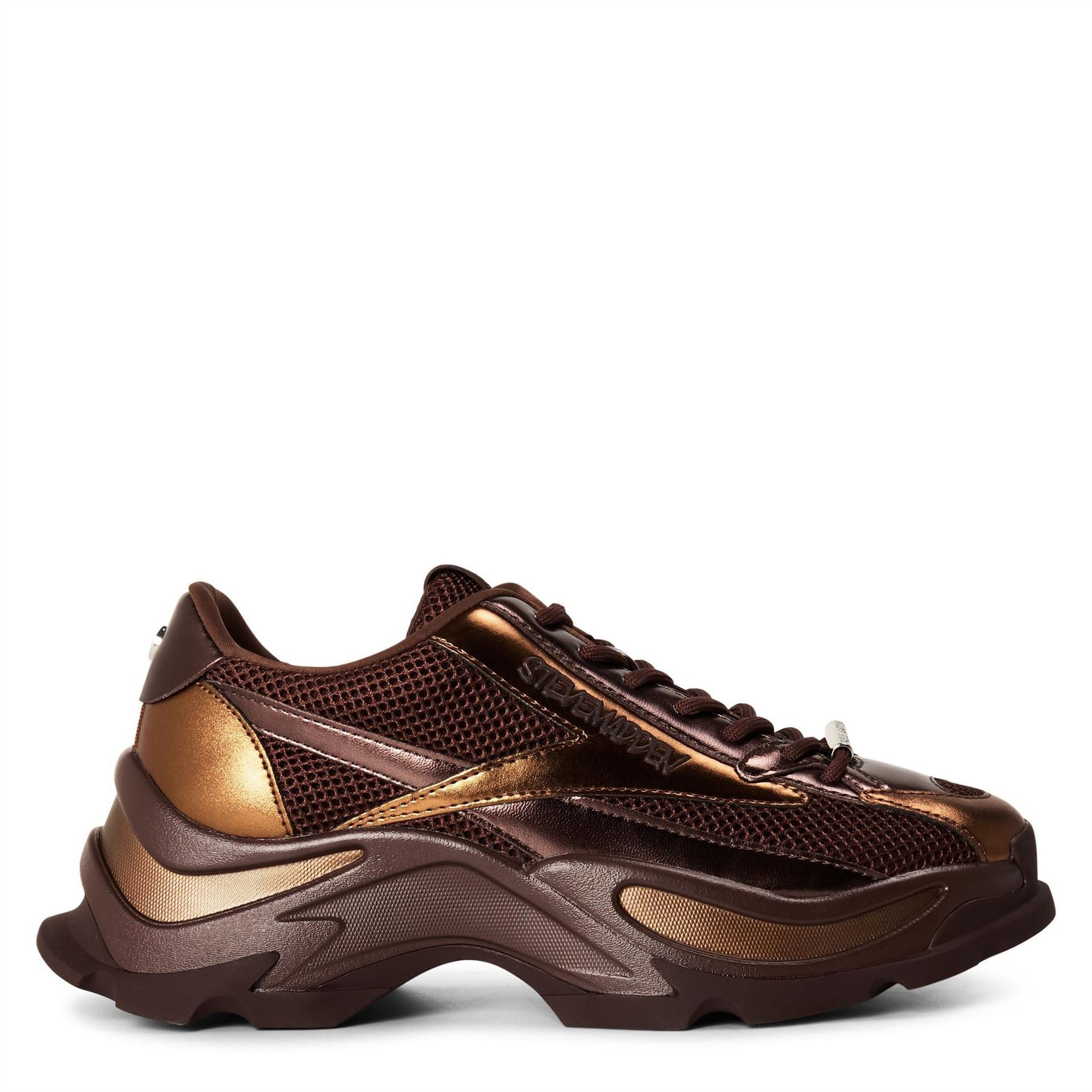 Steve Madden Zoomz Lace Up Platform Sneakers Shoes