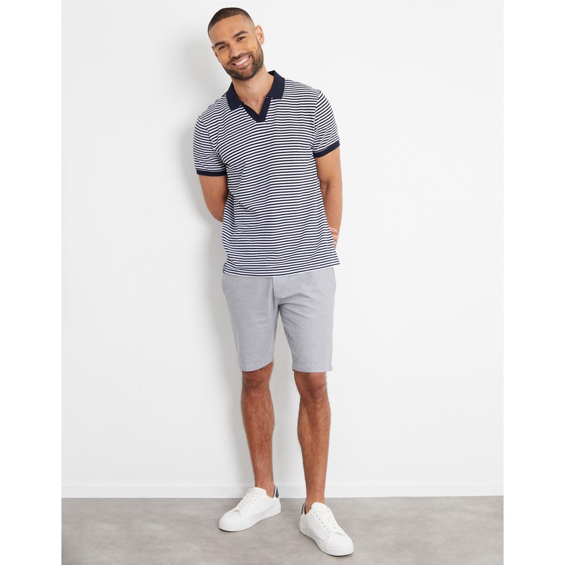 Threadbare Domino Regular Fit Short Sleeve Shirt