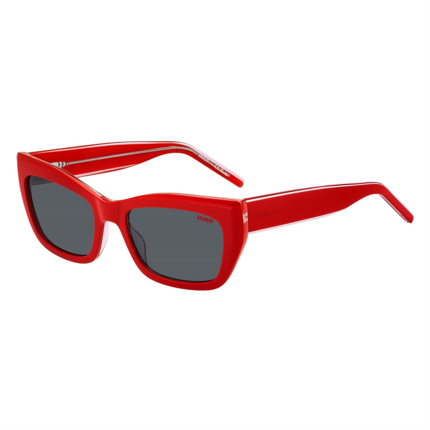 Hugo Rectangular Round Sunglasses