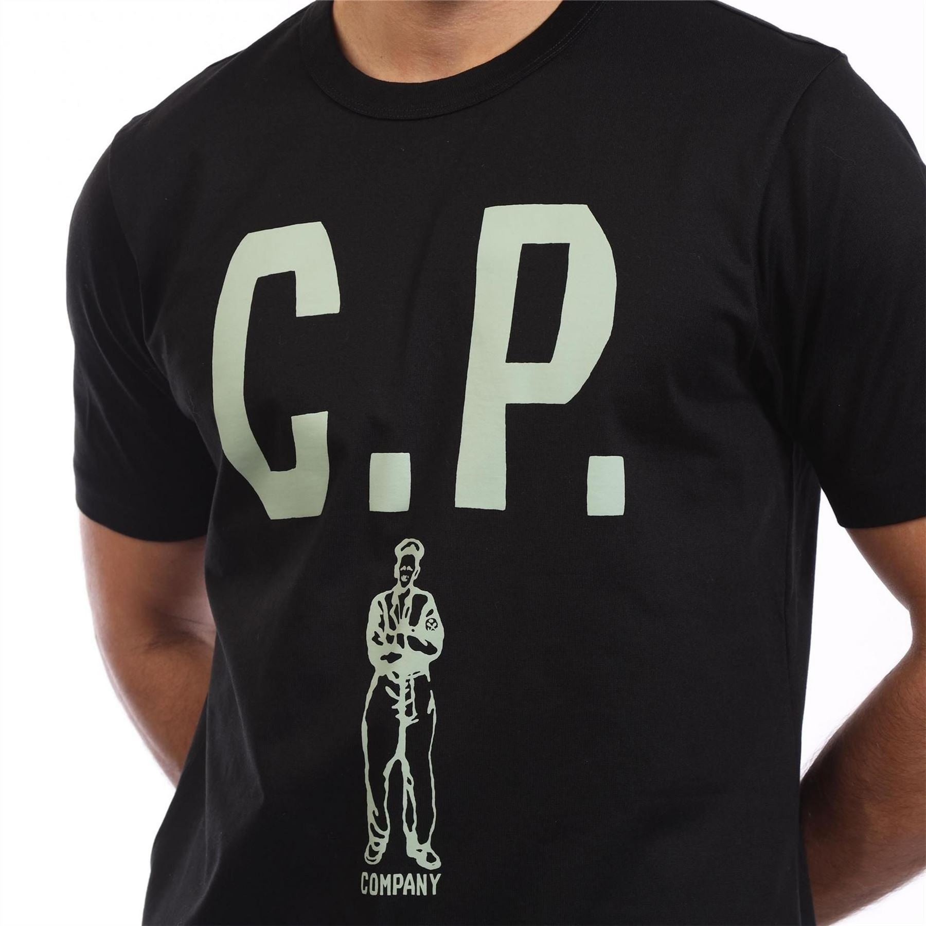 CP Company 30 2 Jersey Twisted Logo T-Shirt