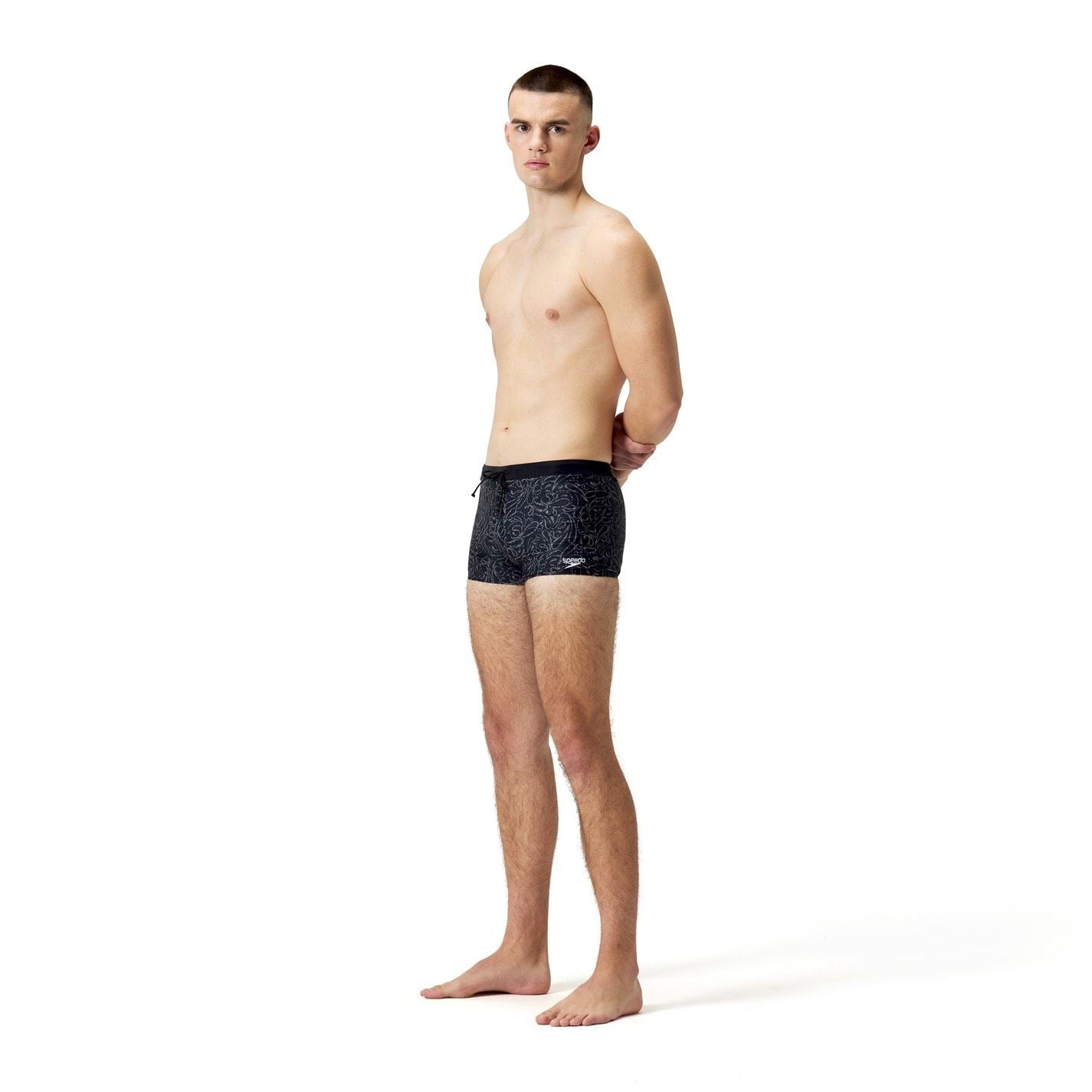 Speedo Valmilton Abstract Patterned Swim Trunk