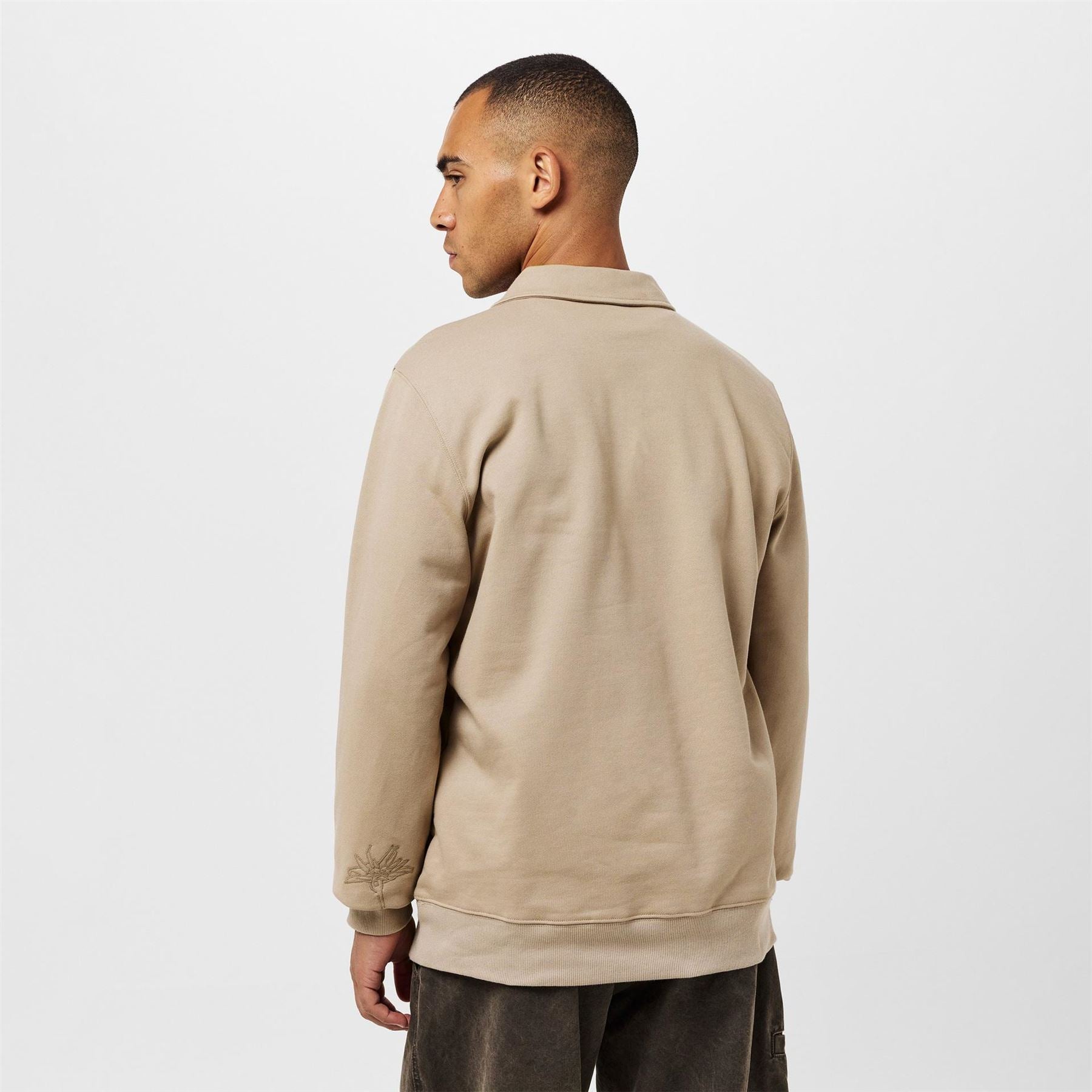 PS Paul Smith Garmdye Quarter Zip Fleece