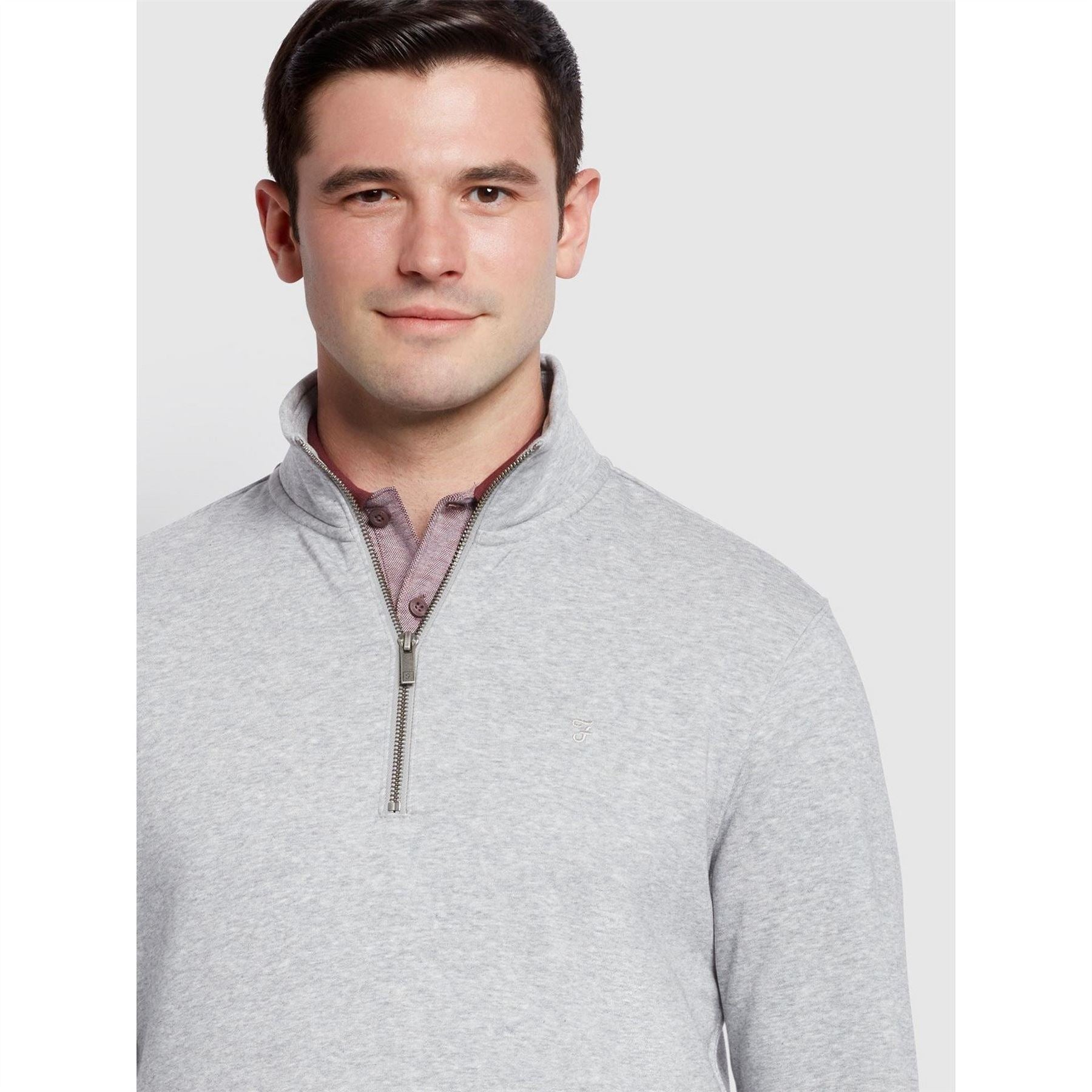 Farah Aintree Funnel Neck Long Sleeve Sweatshirt
