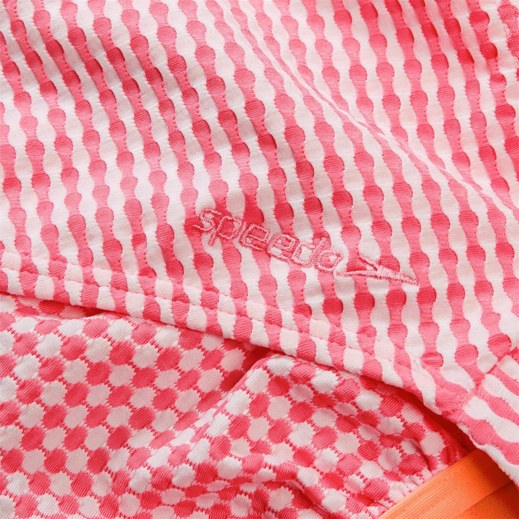 Speedo Gingham Patterned Convertible Swimsuit