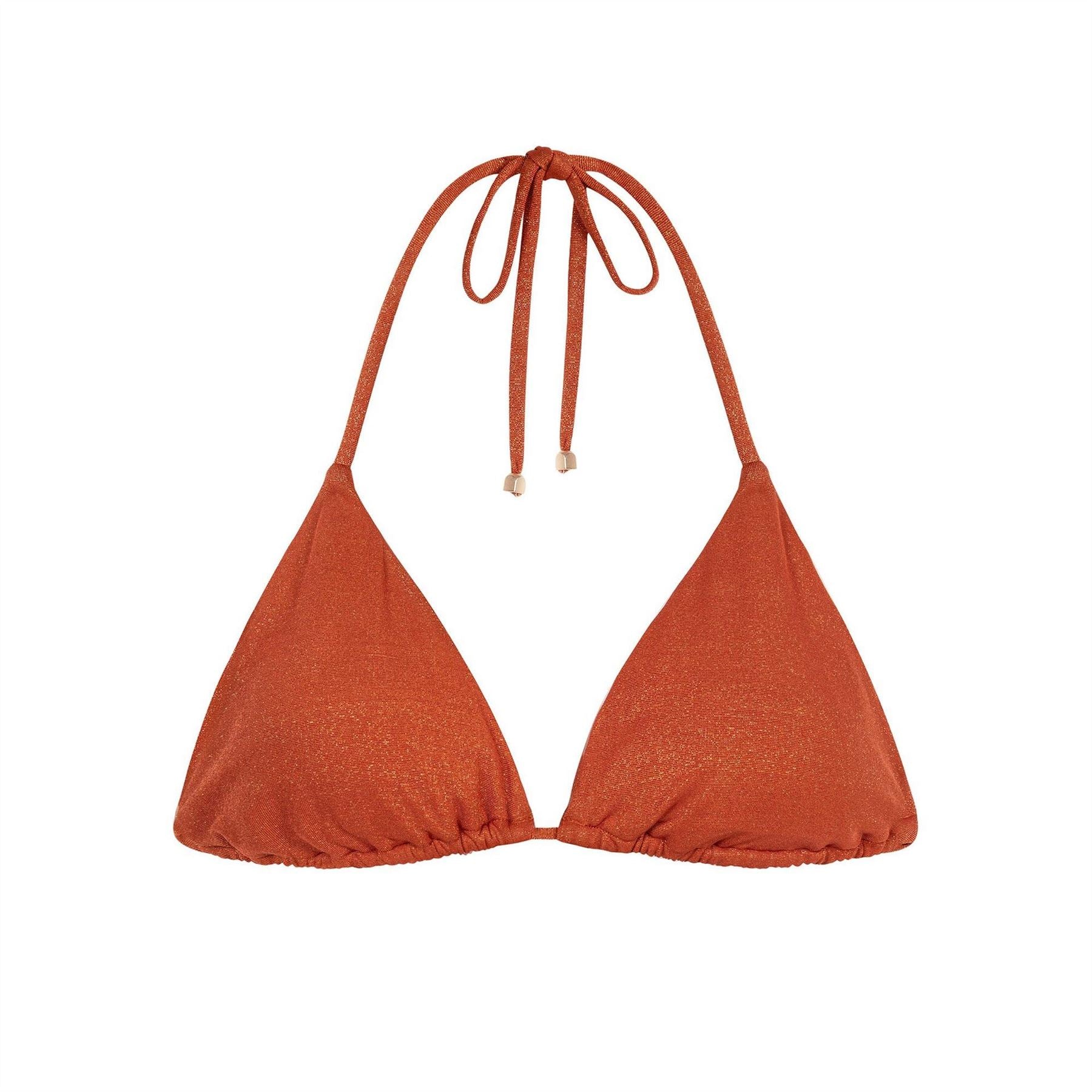 Chelsea Peers Geometric Print Bikini Top with Tie Closure