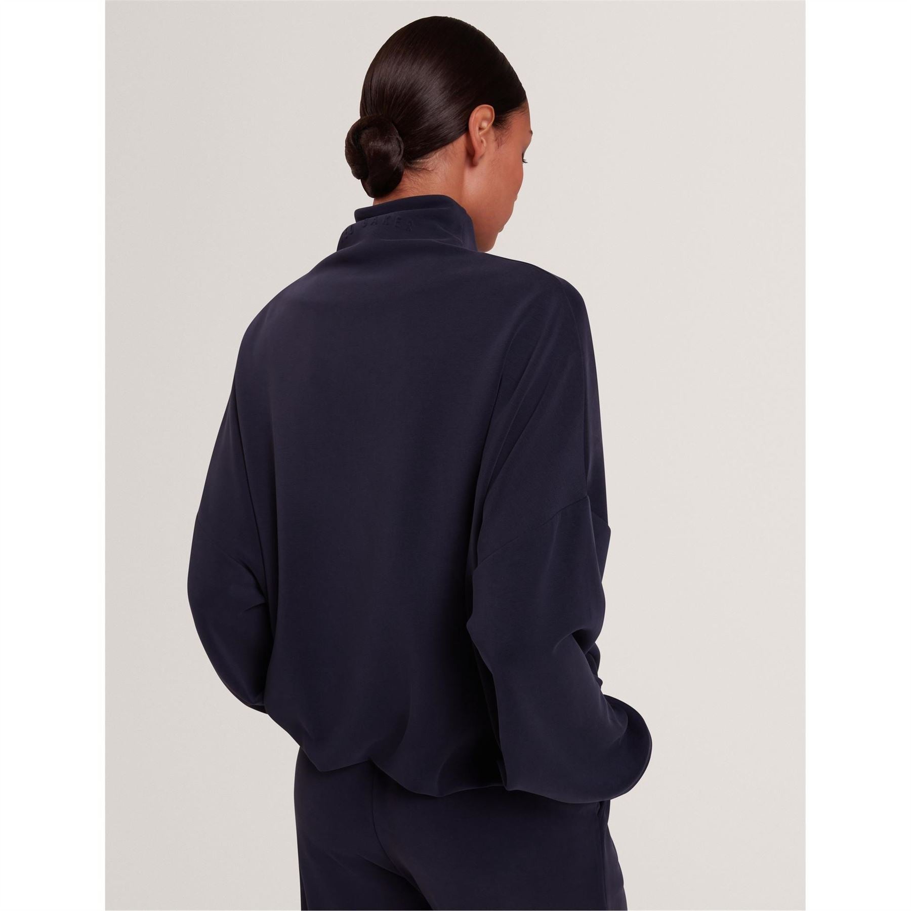 Ted Baker Funnel Neck Drop Shoulder Long Sleeve Sweatshirt
