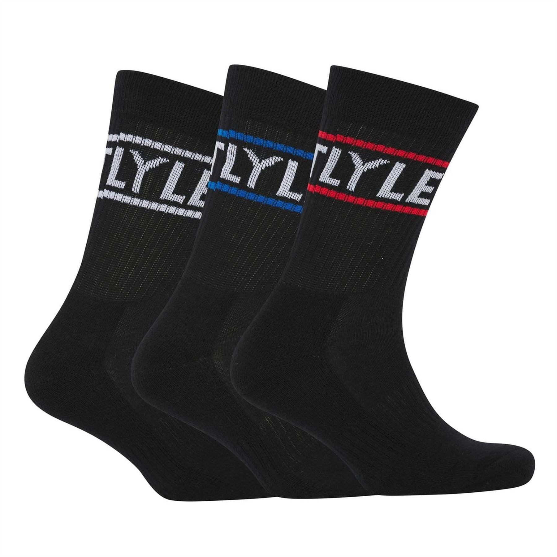 Lyle and Scott Pack Of Logo Sport Socks