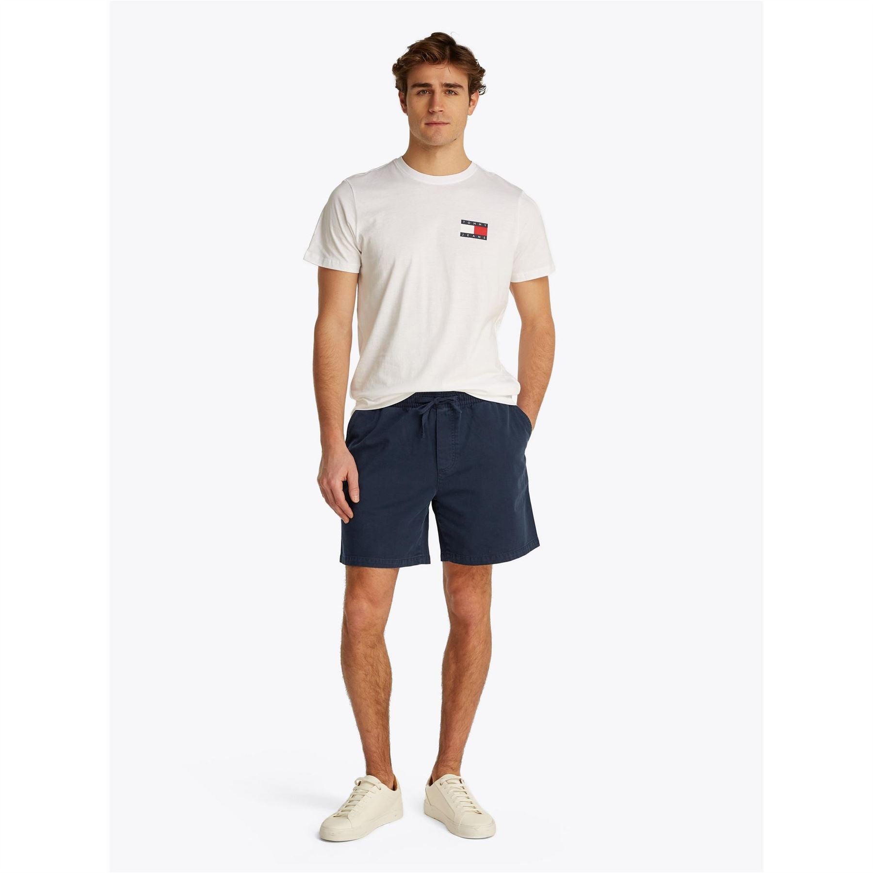 Tommy Jeans Twill Regular Fit Bermuda Shorts
