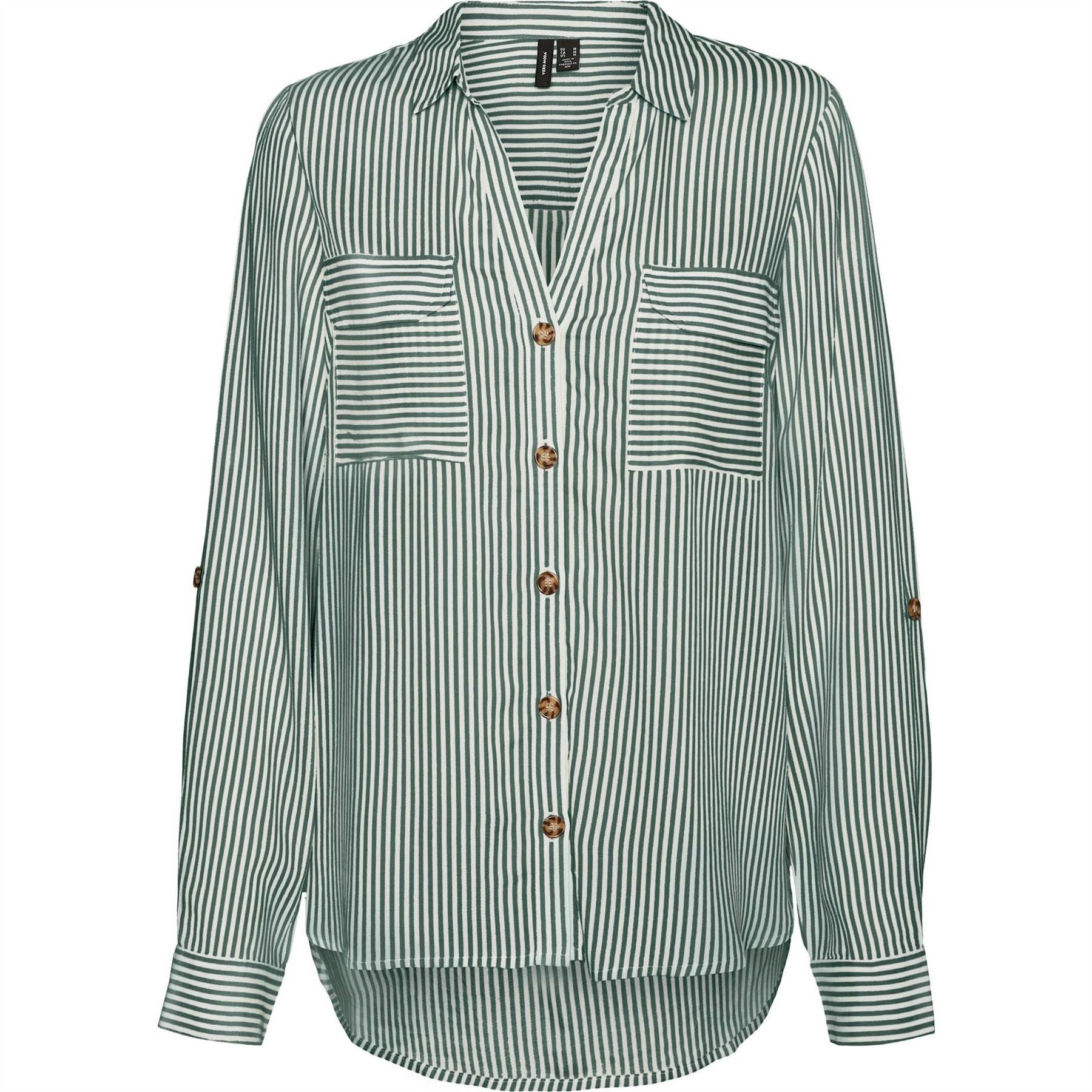 Vero Moda Bumpy Regular Fit V-Neck Long Sleeve Shirt