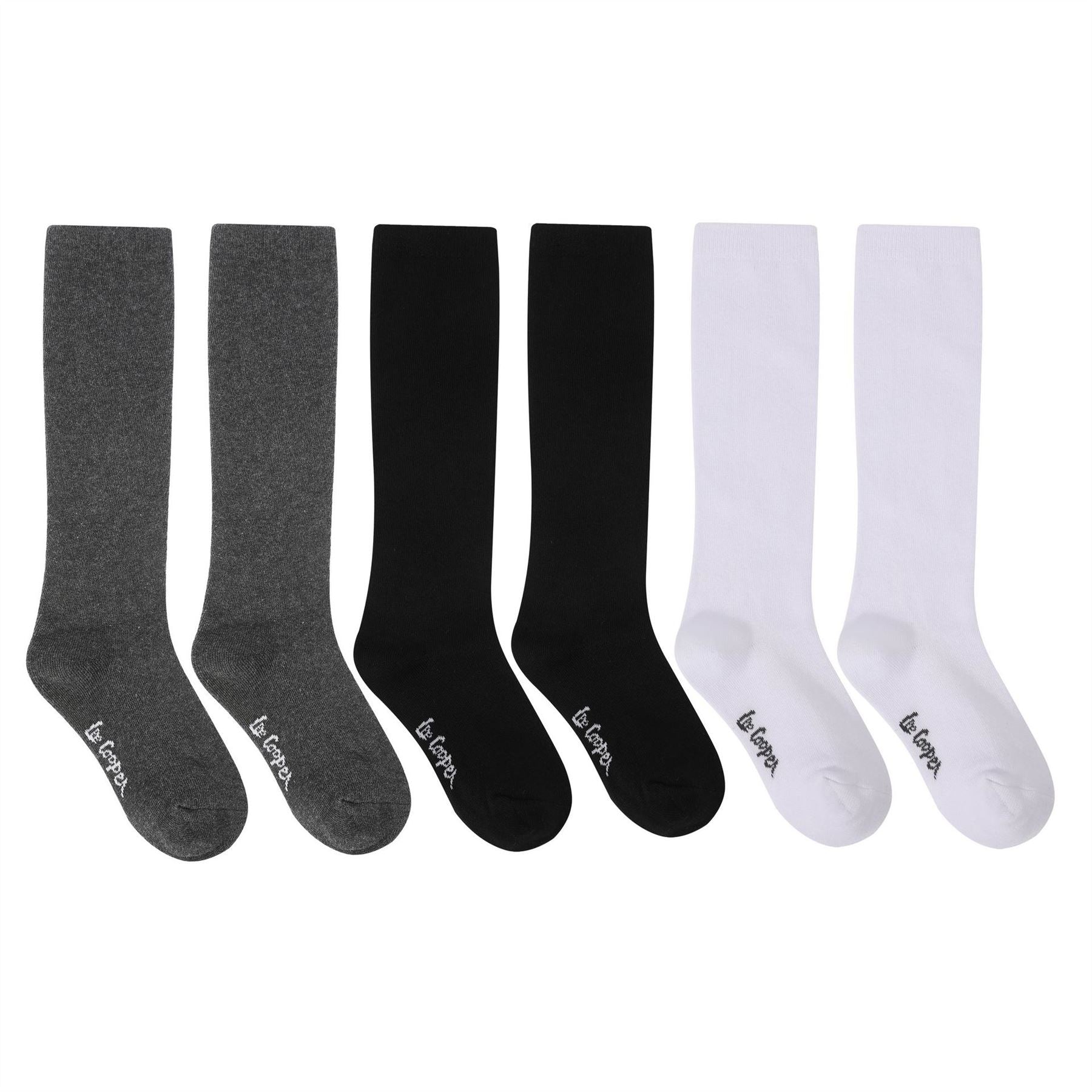 Lee Cooper Back To School Crew Sock 6pk Infant