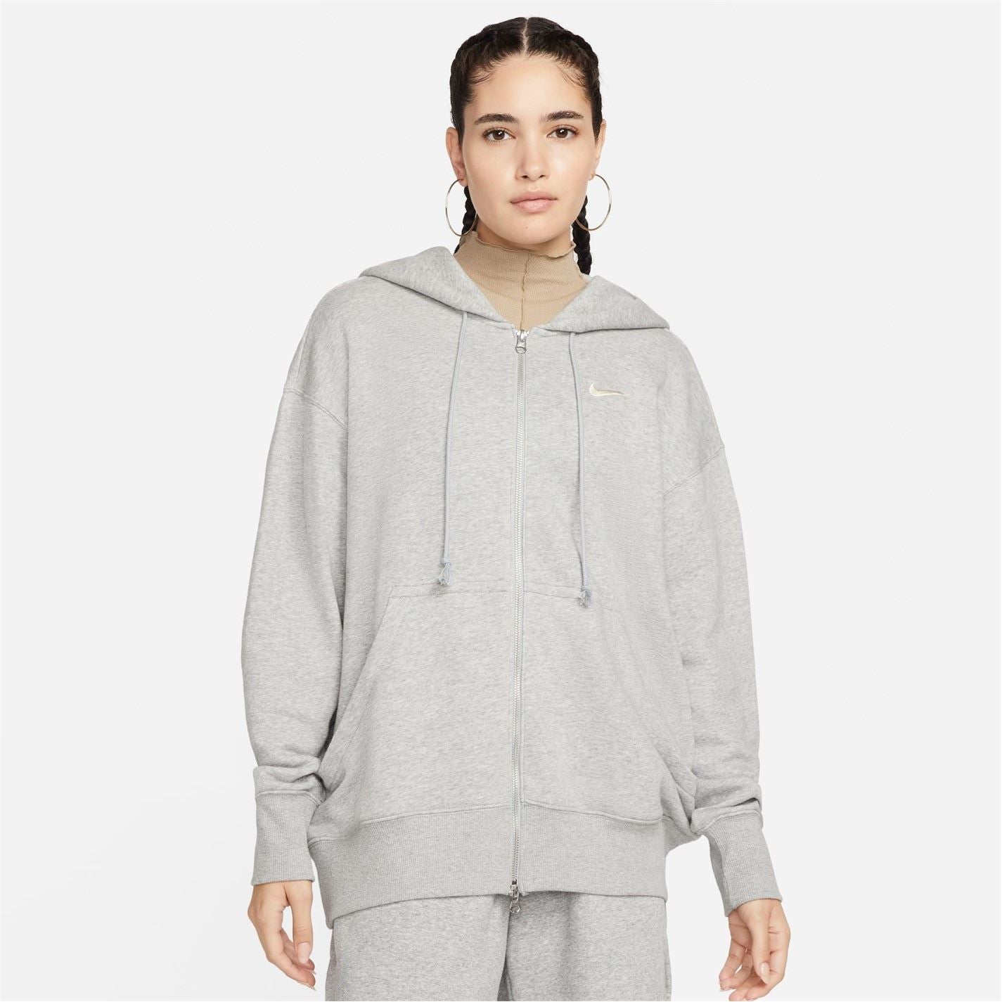 Nike Womens Sportswear Phoenix Fleece Oversized Full Zip Hoodie
