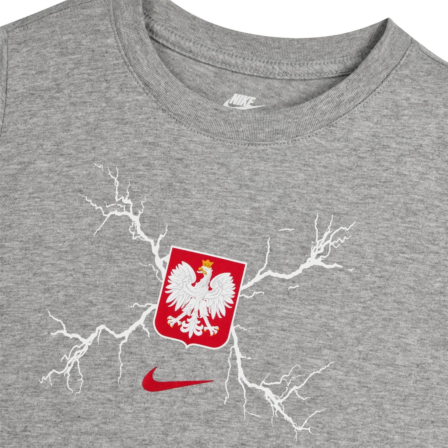 Nike Adults Poland Short Sleeve T-Shirt