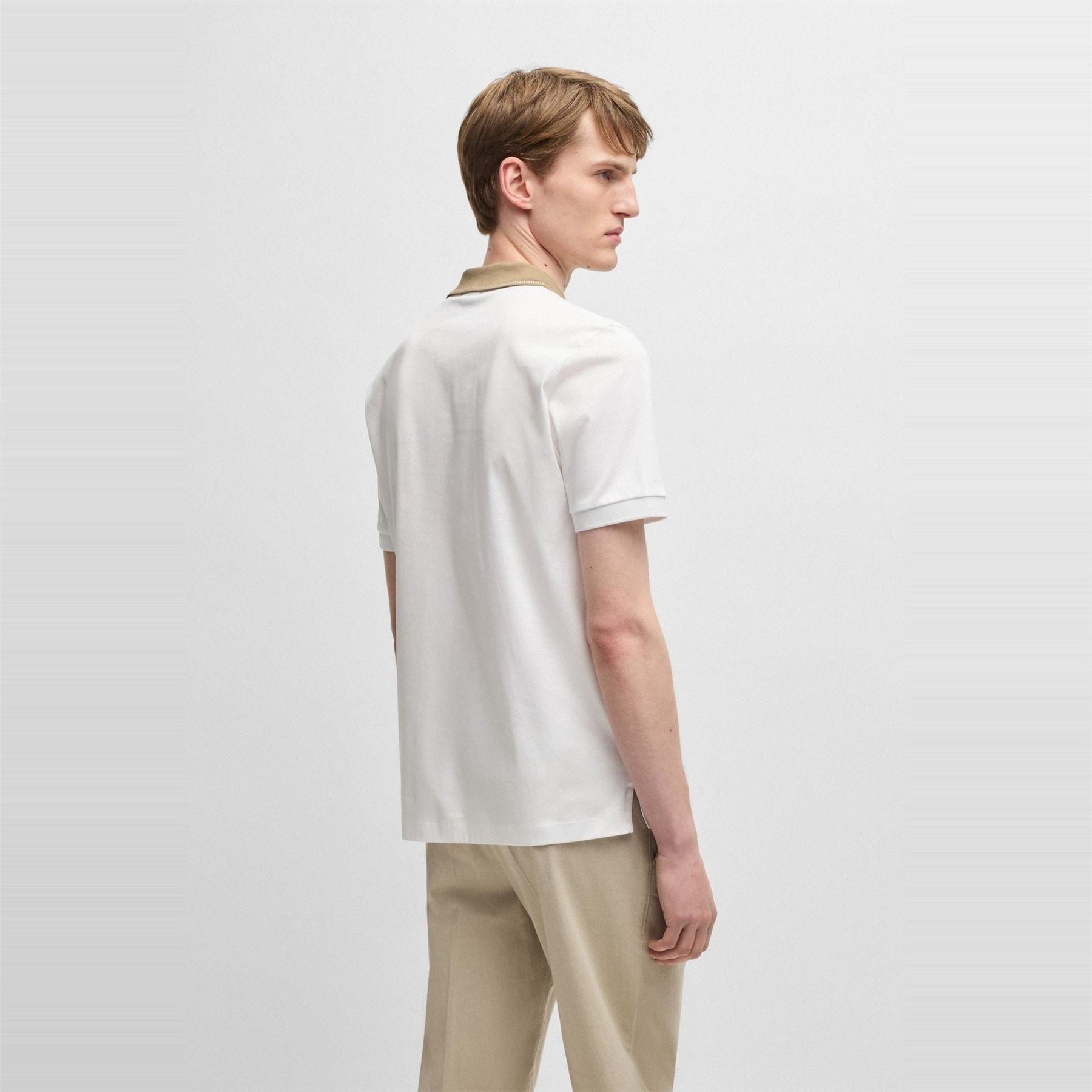Boss Phillipson Cotton Short Sleeve Slim Fit Polo Shirt