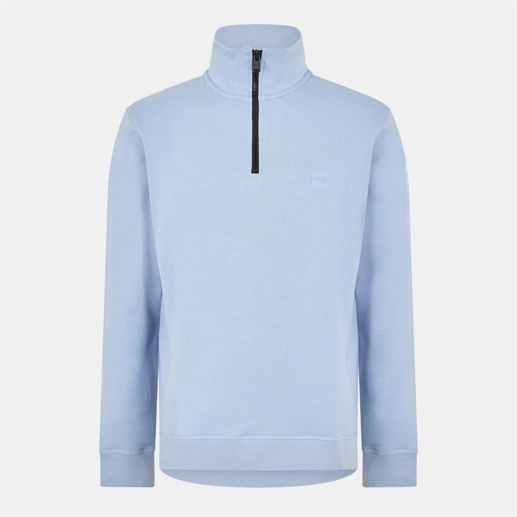 Boss Zetrust Zip Neck Soft Terryclover The Head Sweatshirt