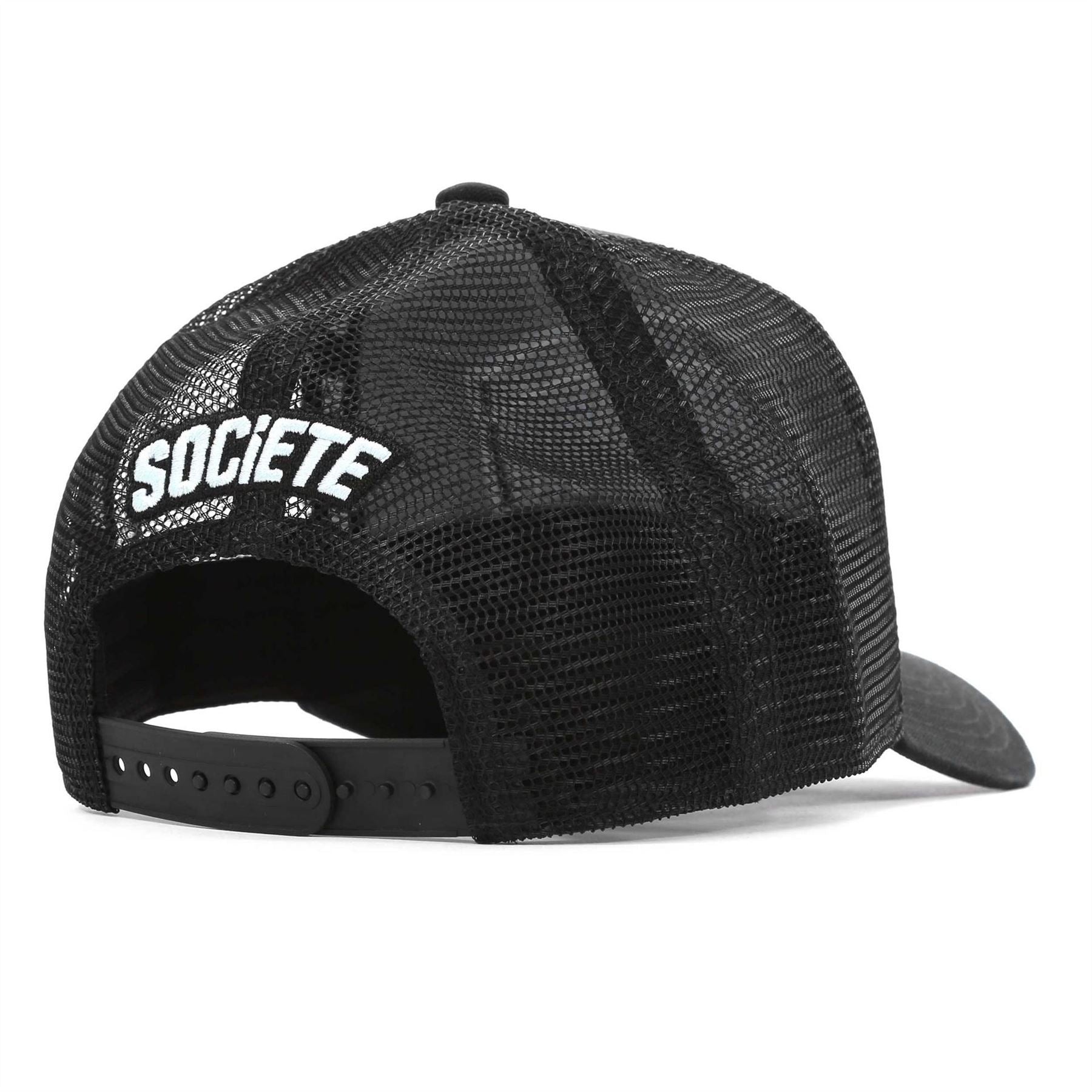 Societe Noir Marais Lettering Trucker Cap