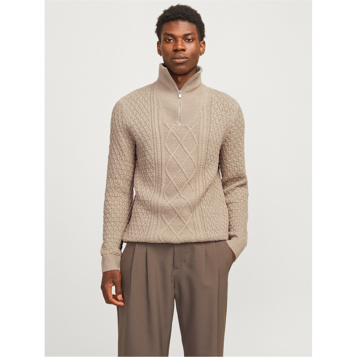 Jack and Jones North Knit Regular Fit Long Sleeve Sweater