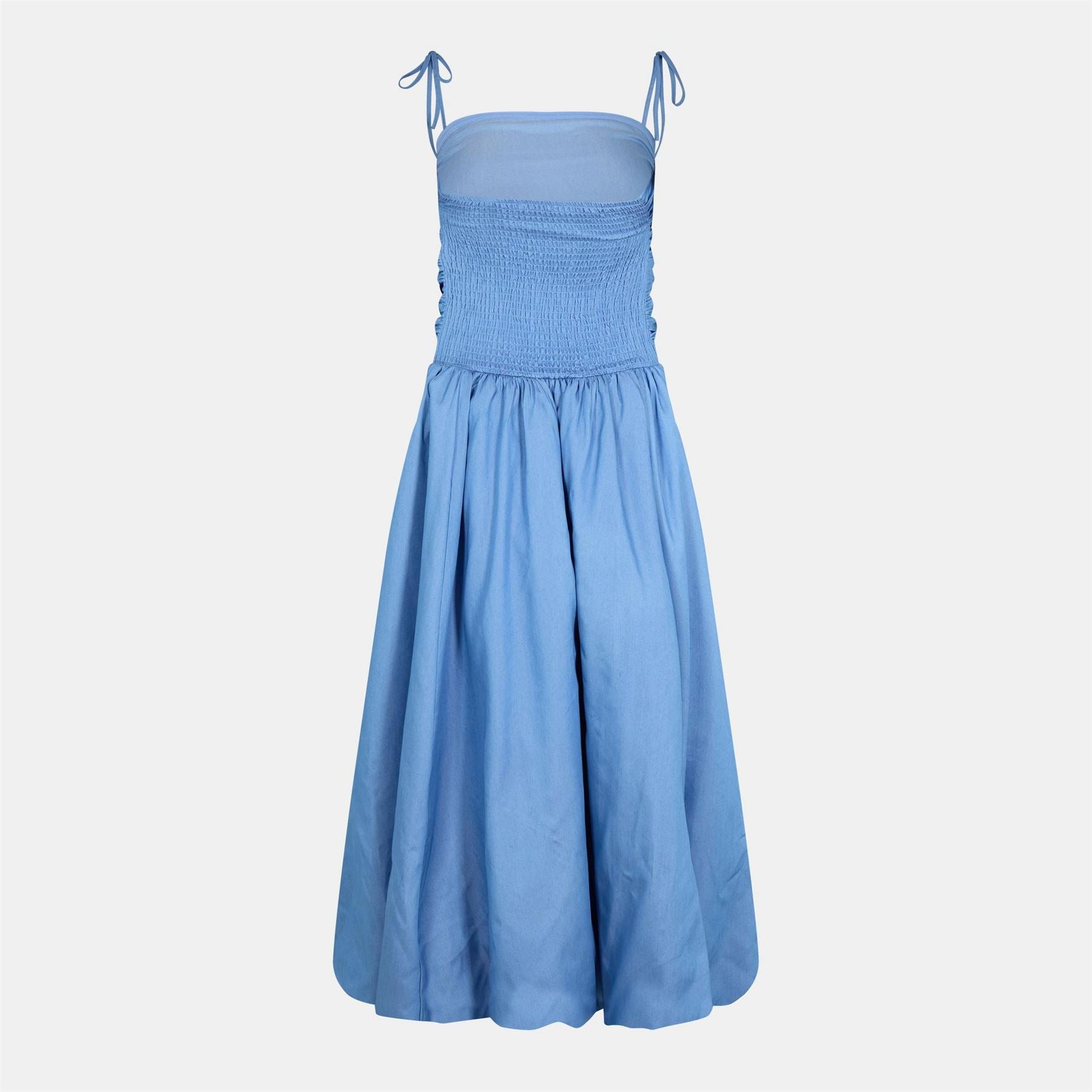 AmyLynn Amy Lynn Alexa Shoulder Tie Ultra Mini Peplum Dress