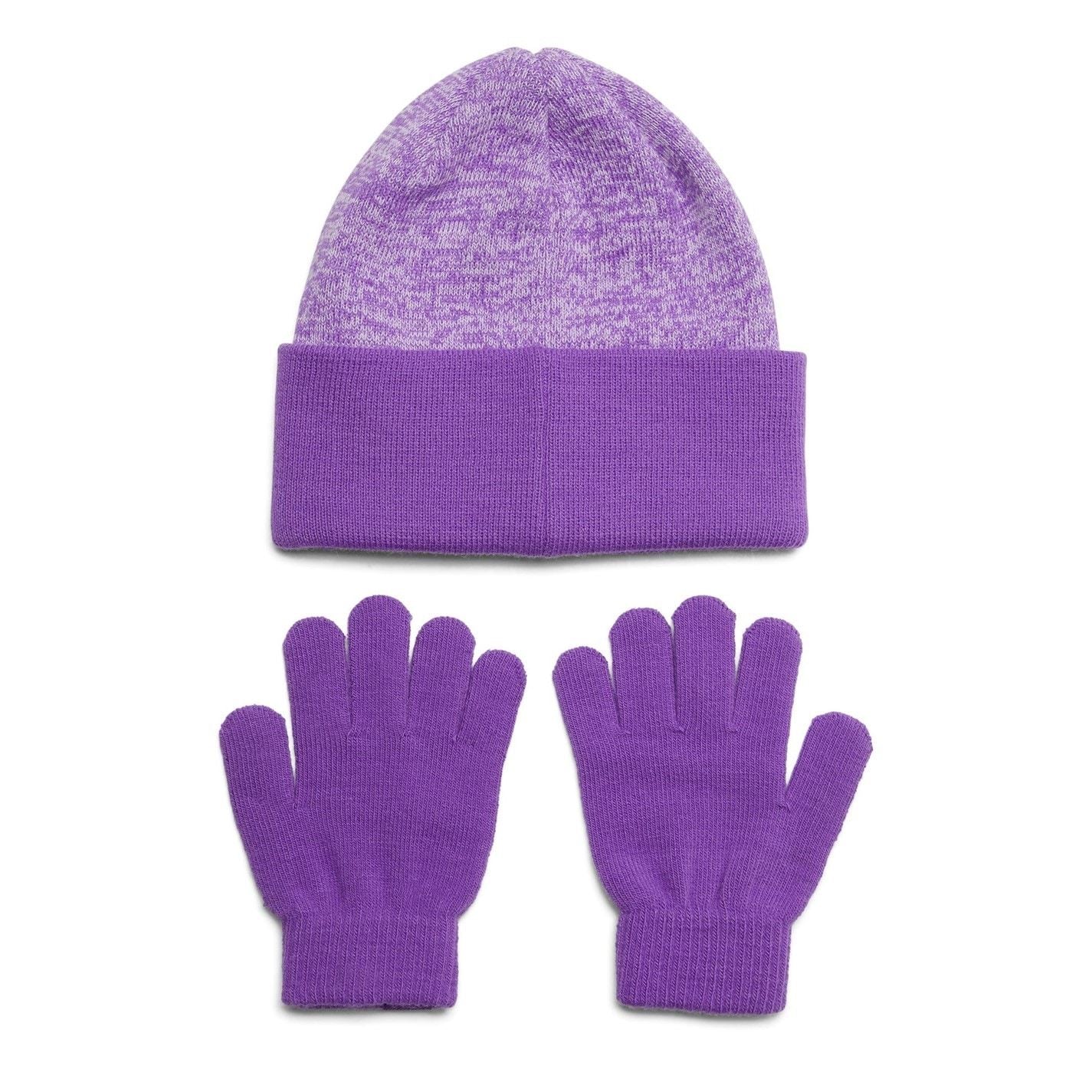 Under Armour Armour G Beanie Glove Combo Hat And Glove Set Girls