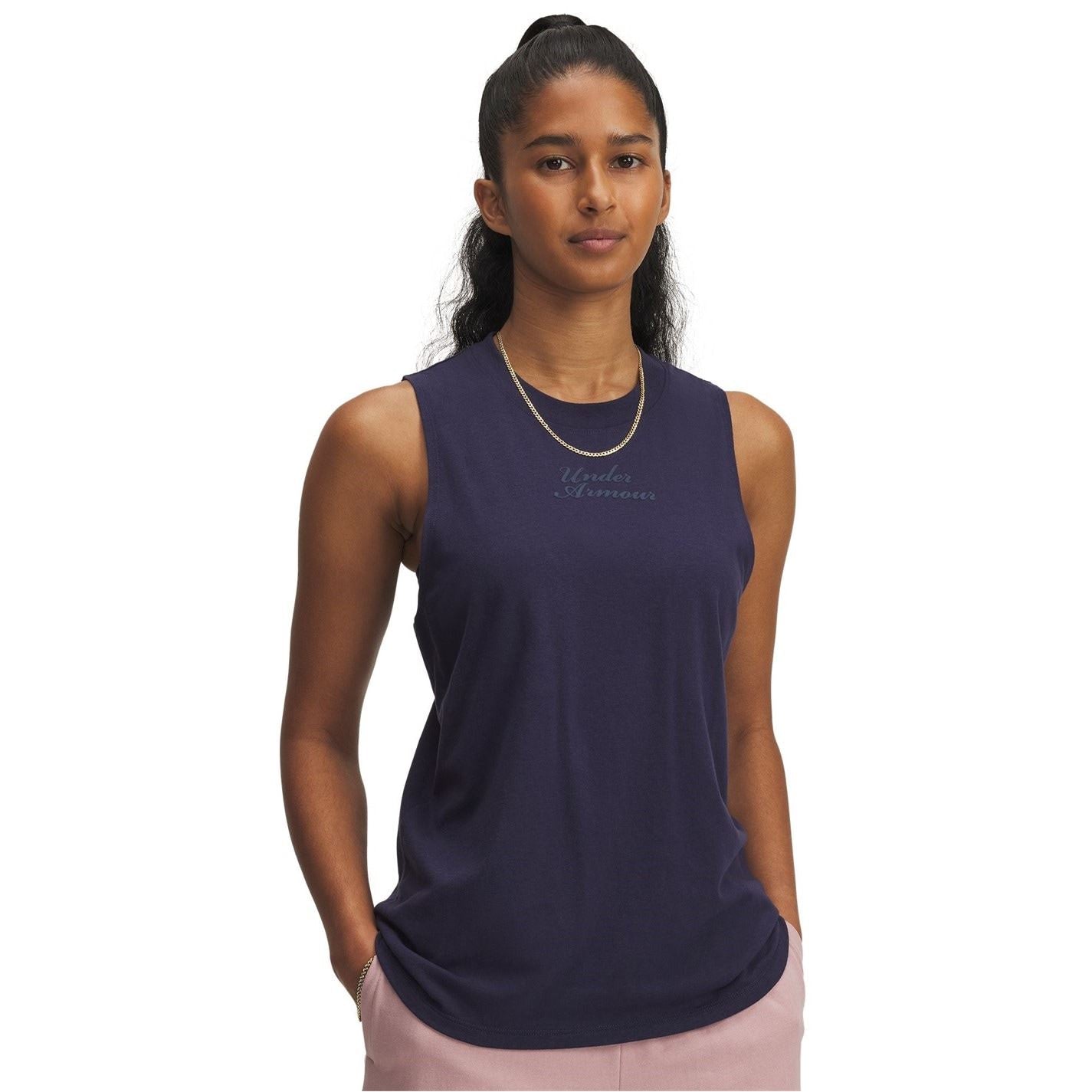 Under Armour Varsity Relaxed Fit Lettering Tank