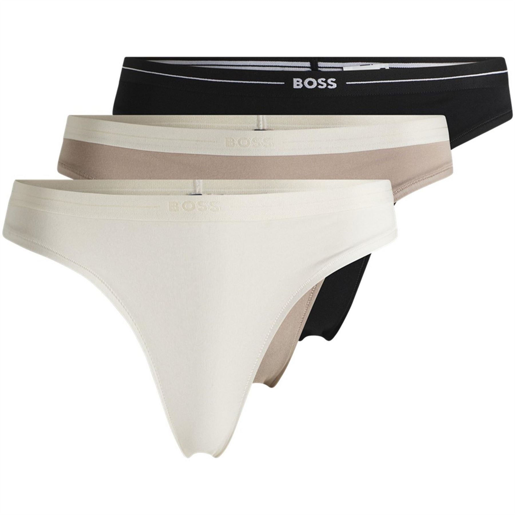 Boss Logo Embellish Thong