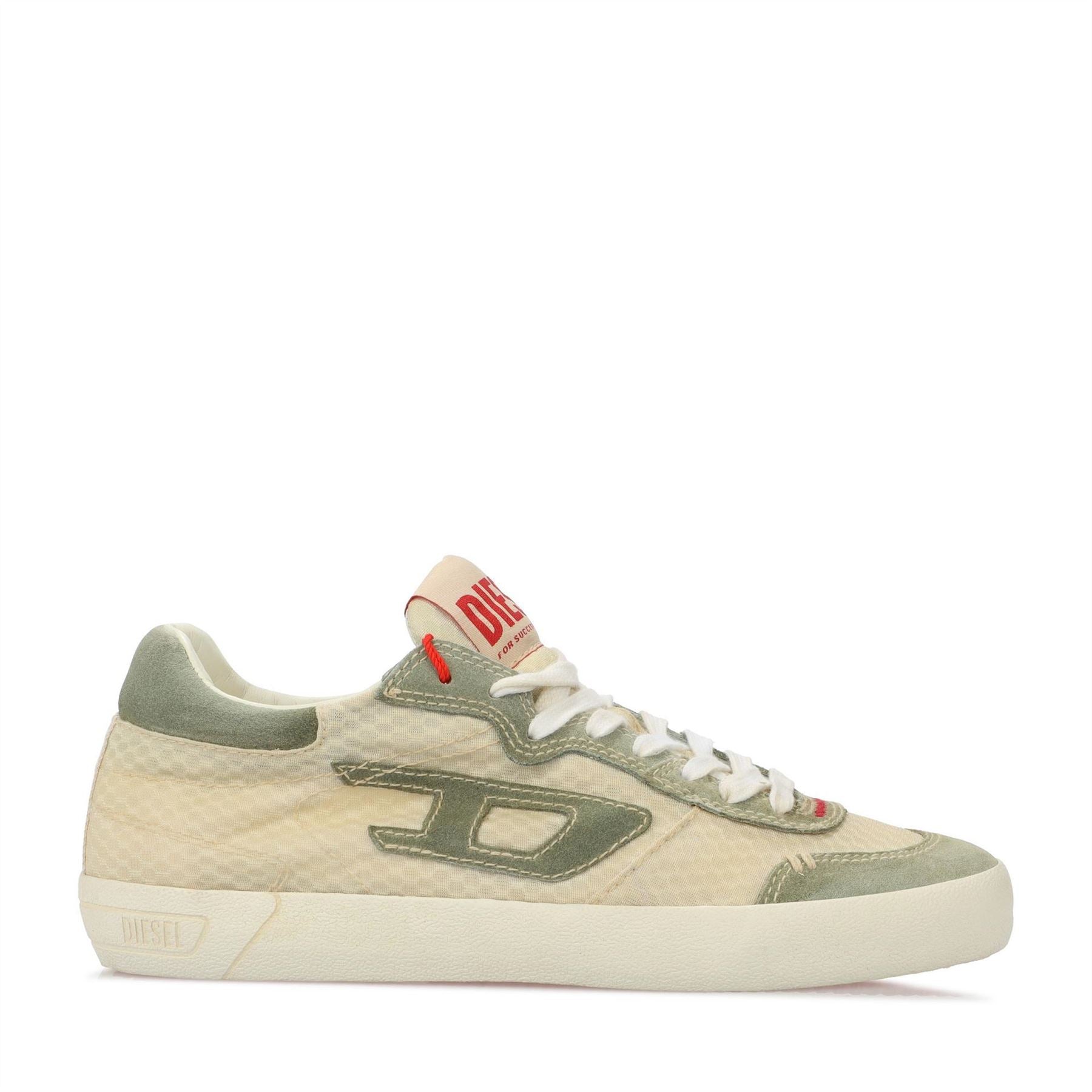 Diesel Leroji Low Top Snake Skin Textured Sneakers
