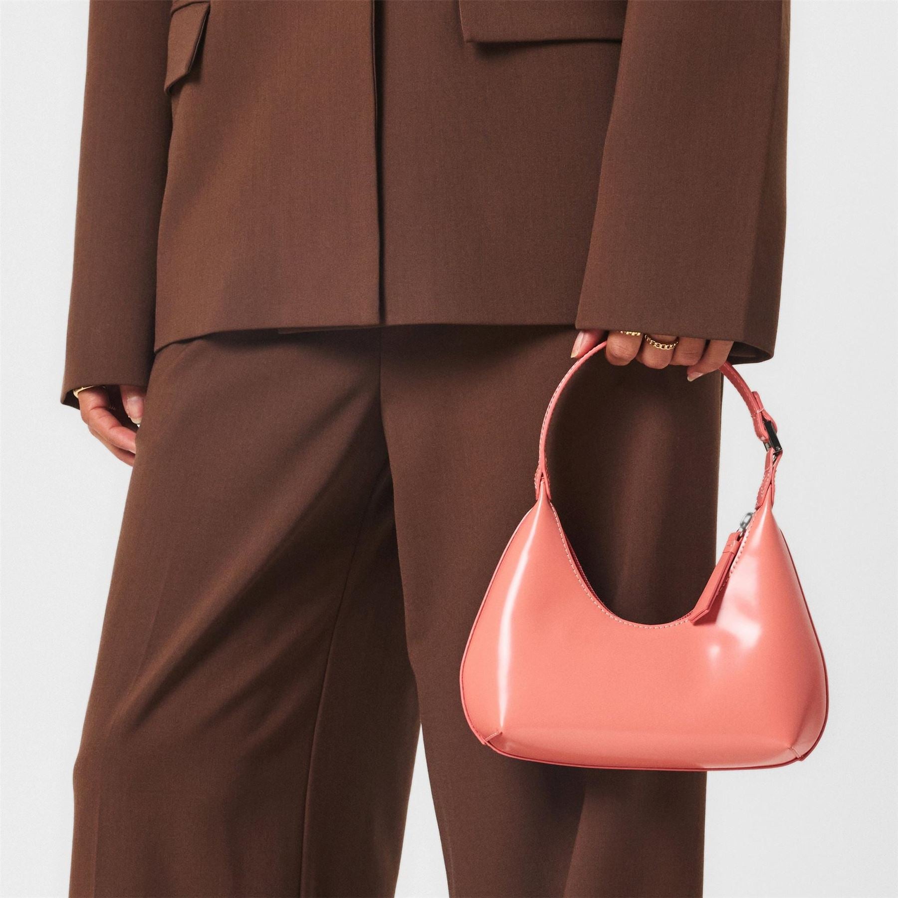 By Far Leather Shoulder Bags